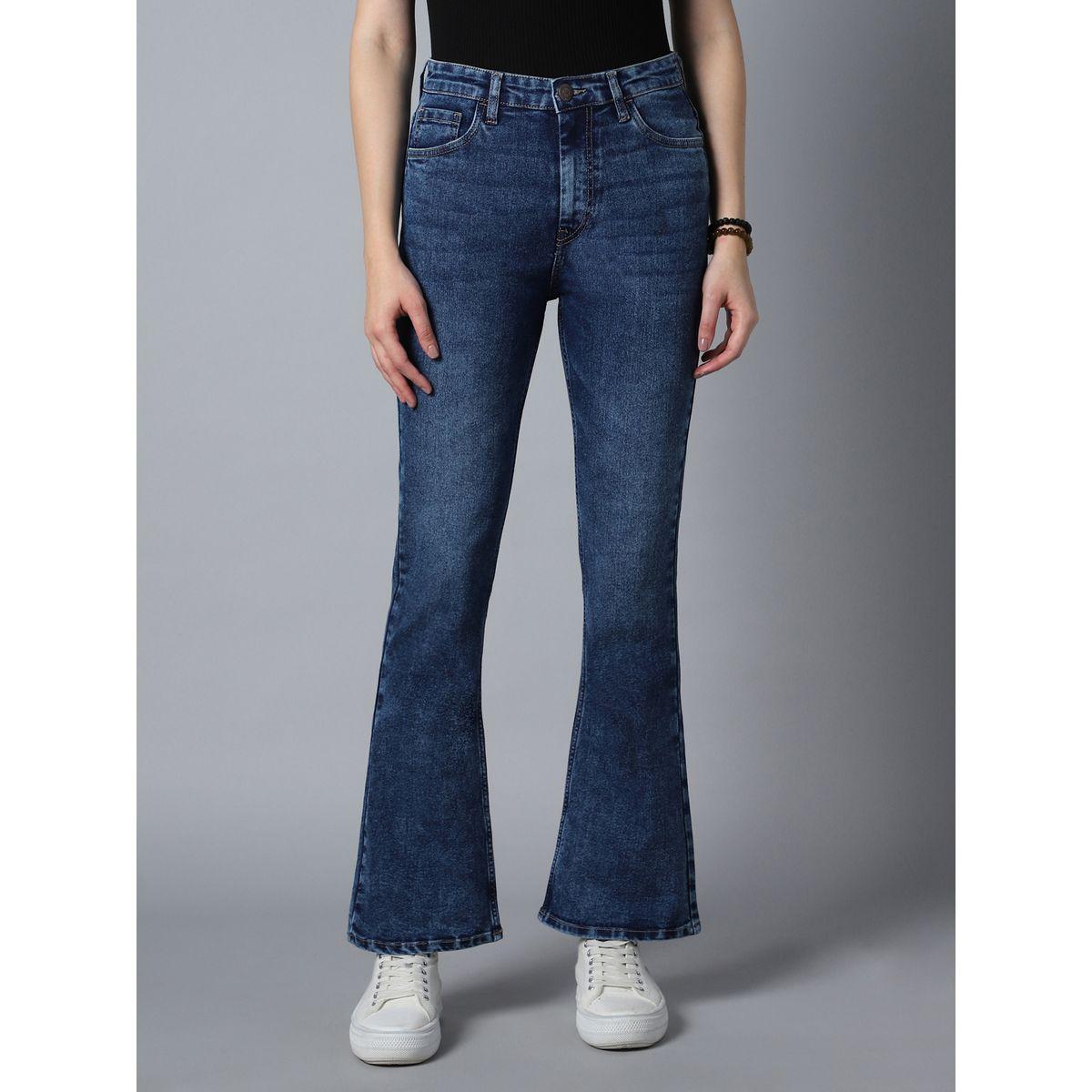 High Star X Styli  Mid Rise Dark Wash Bootcut Jeans-women-clothing-bottoms-jeans-image-2