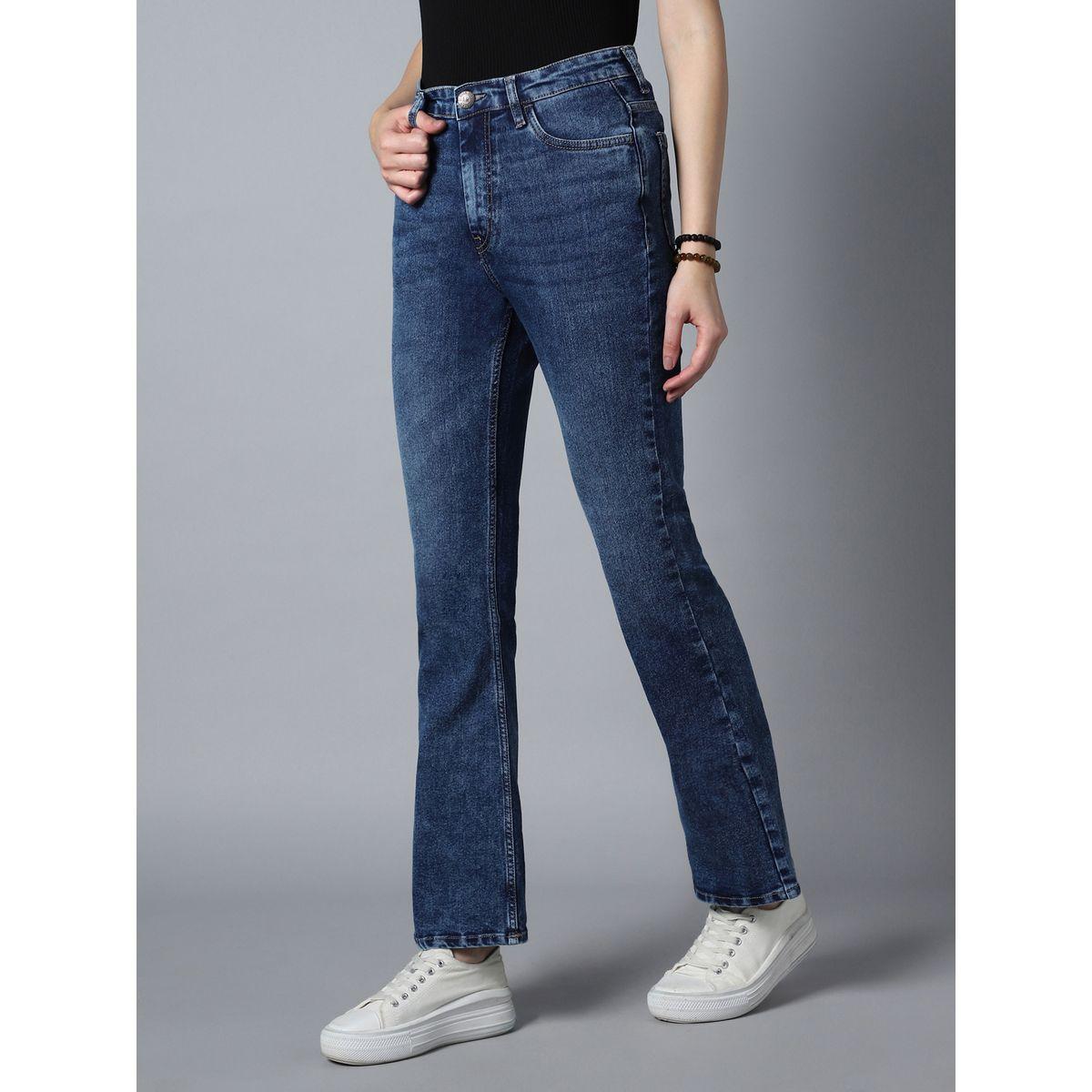 جينز بوت كات بخصر عالي هاي ستار × ستايلي-women-clothing-bottoms-jeans-image-3