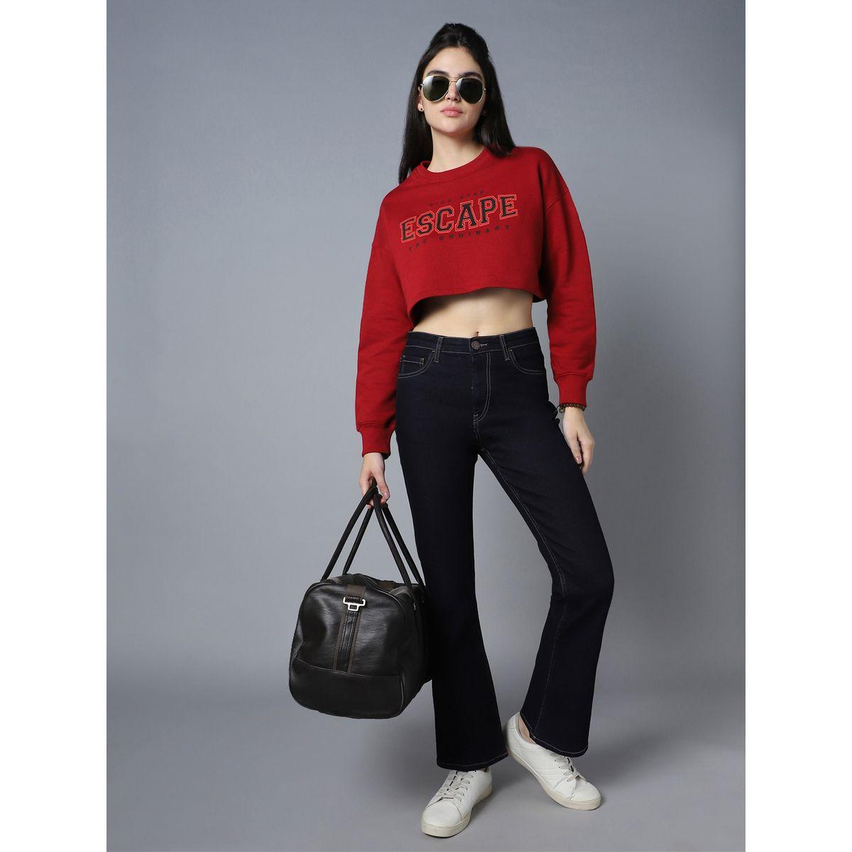 High Star X Styli  High Rise Bootcut Clean Look Stretchable Jeans-women-clothing-bottoms-jeans-image-1