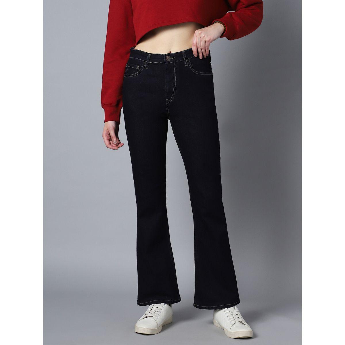 High Star X Styli  High Rise Bootcut Clean Look Stretchable Jeans-women-clothing-bottoms-jeans-image-2