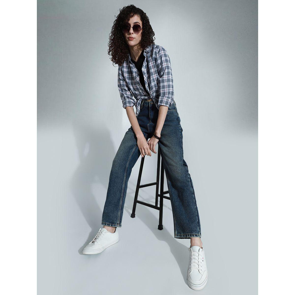 High Star Light Wash Mid Rise Relaxed Fit Jeans-women-clothing-bottoms-jeans-image-4