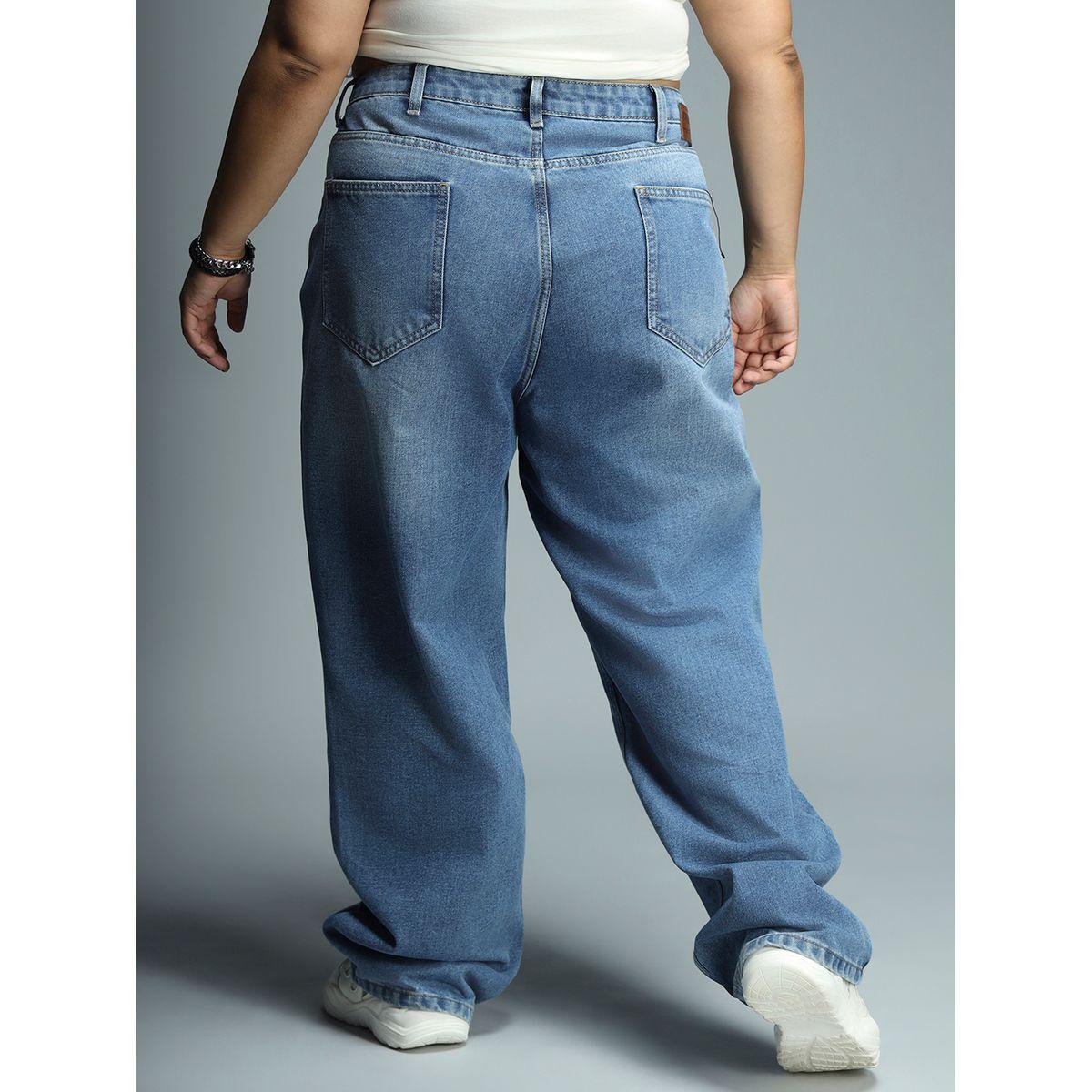 High Star X Styli  Plus High Rise Light Wash Relaxed Fit Jeans-women-clothing-bottoms-jeans-image-4