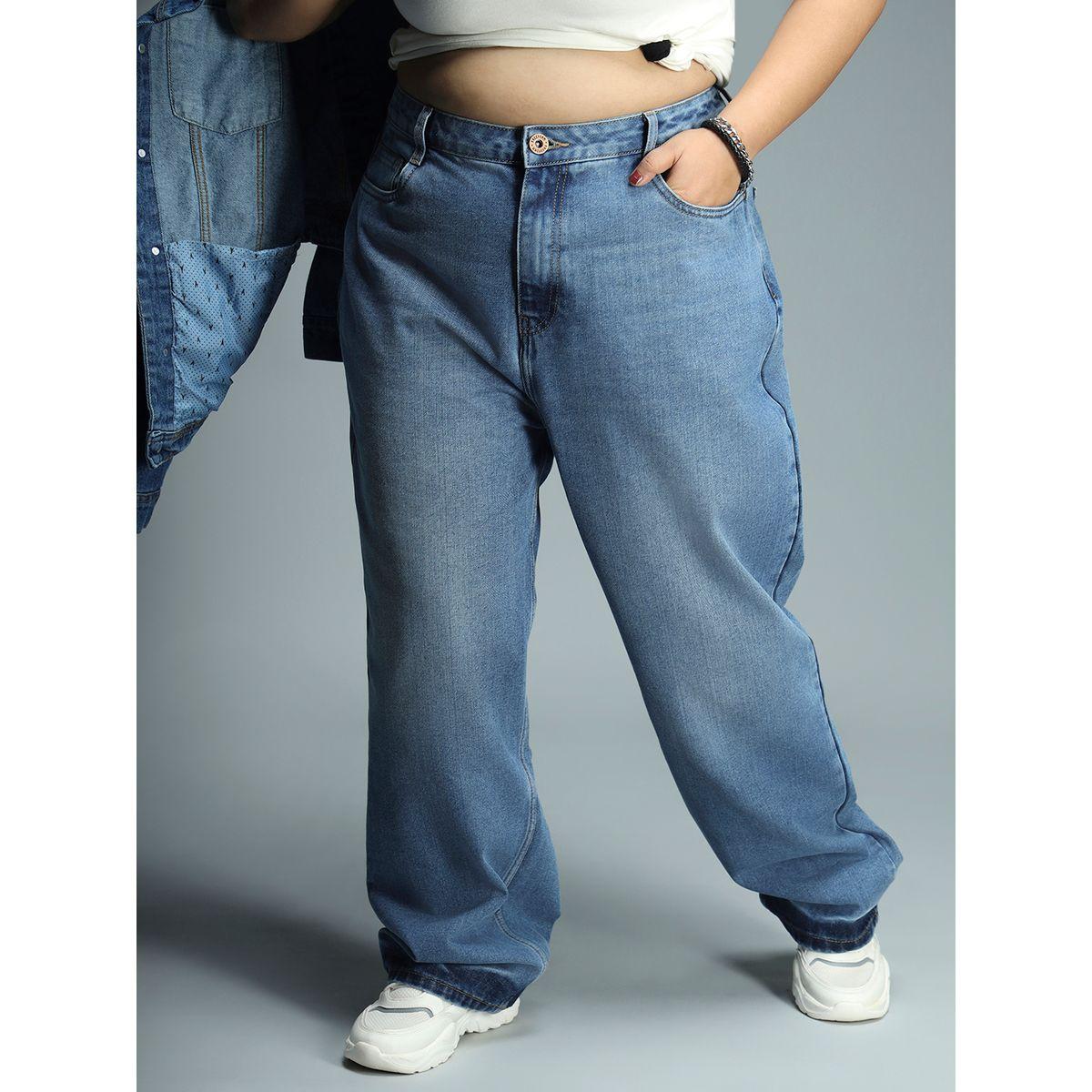 High Star X Styli  Plus High Rise Light Wash Relaxed Fit Jeans-women-clothing-bottoms-jeans-image-5
