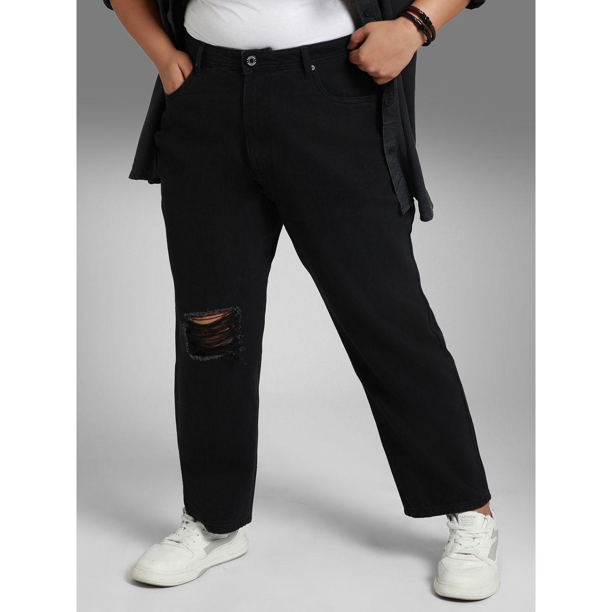 High Star X Styli  Plus Ripped High Rise Jeans with Pockets-women-clothing-bottoms-jeans-image-3