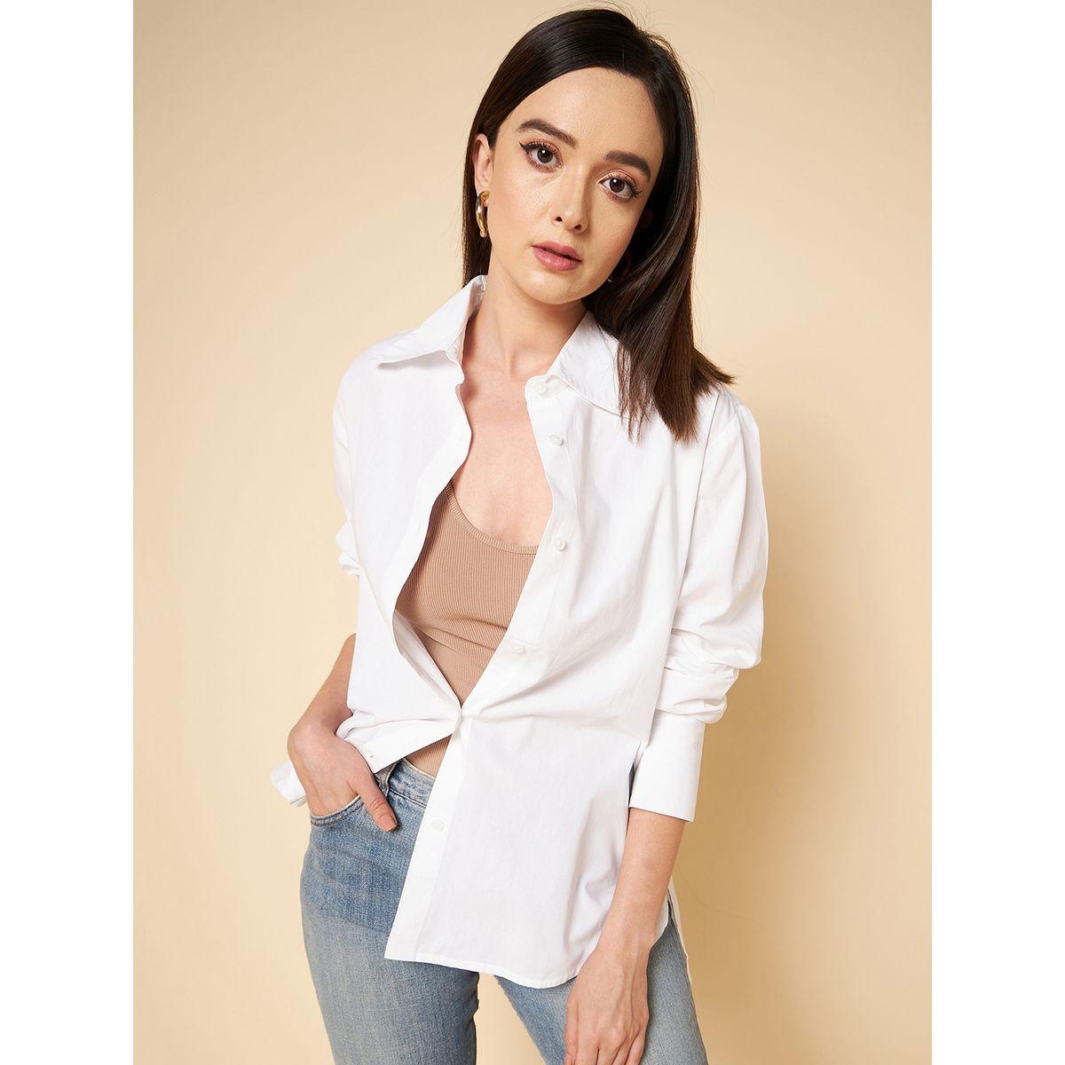 High Star X Styli  Oversized Solid Shirt with Long Sleeves-women-clothing-shirtsandblouses-shirts-image-3