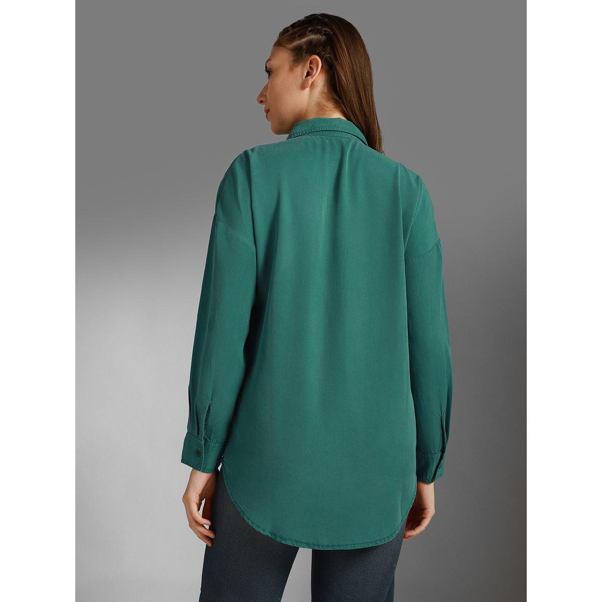 High Star X Styli  Oversized Chest Pocket Shirt with Long Sleeves-women-clothing-shirtsandblouses-shirts-image-2