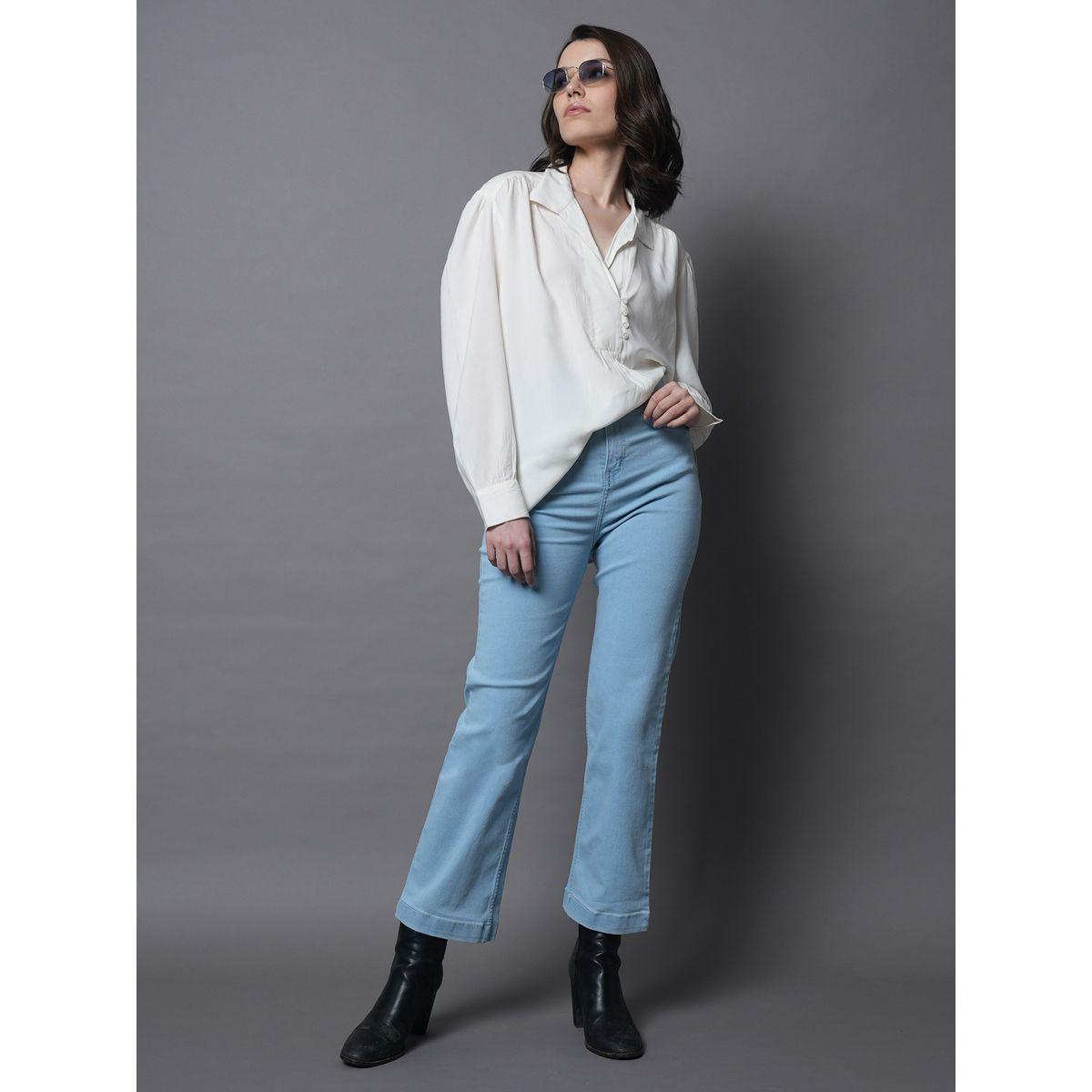 High Star X Styli  Cotton Relaxed Fit Shirt with Button Loop-women-clothing-shirtsandblouses-shirts-image-1
