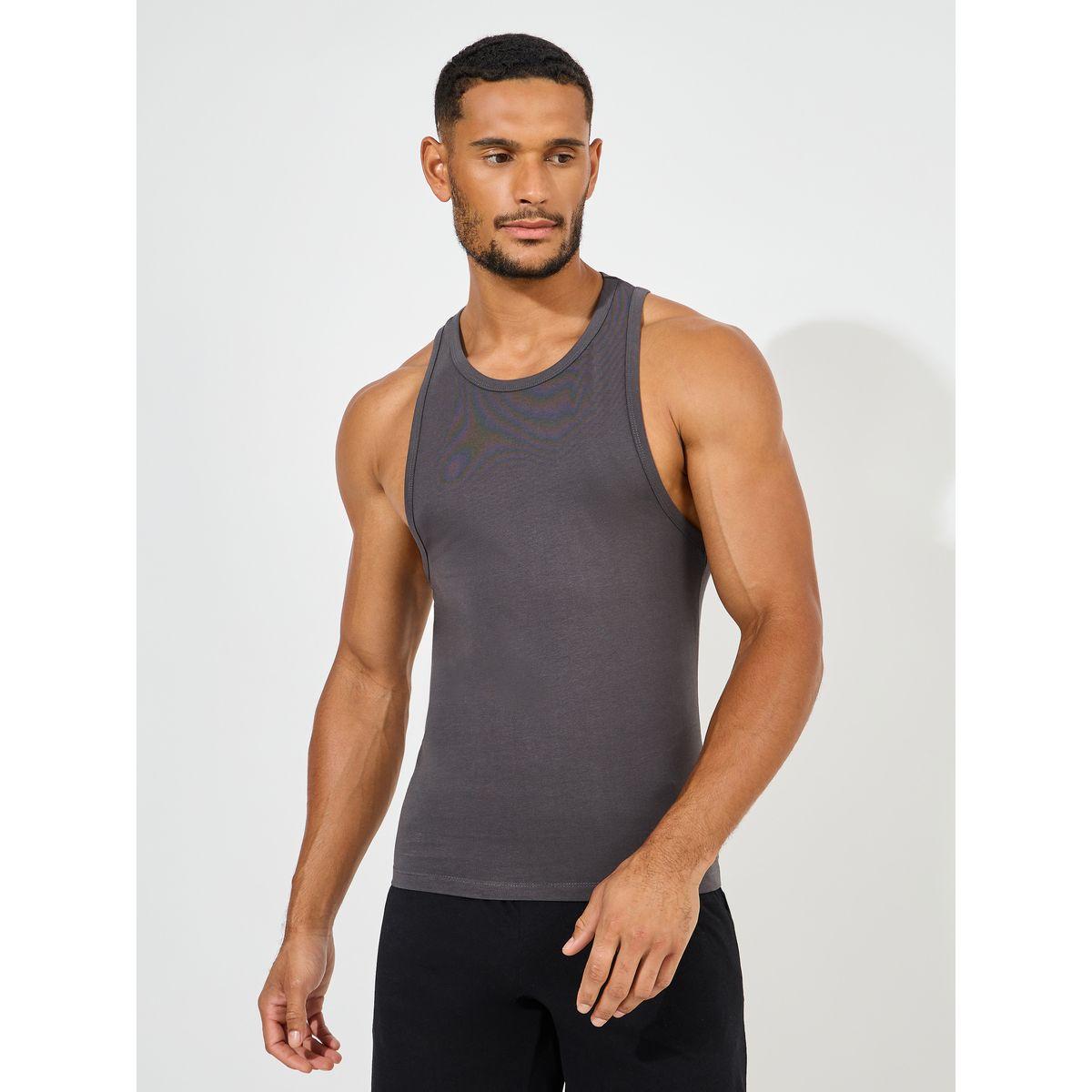 Styli Unwind Racerback Cotton Stretch Scoop Neck Vest-men-clothing-tshirtsandpolos-tshirts-image-2