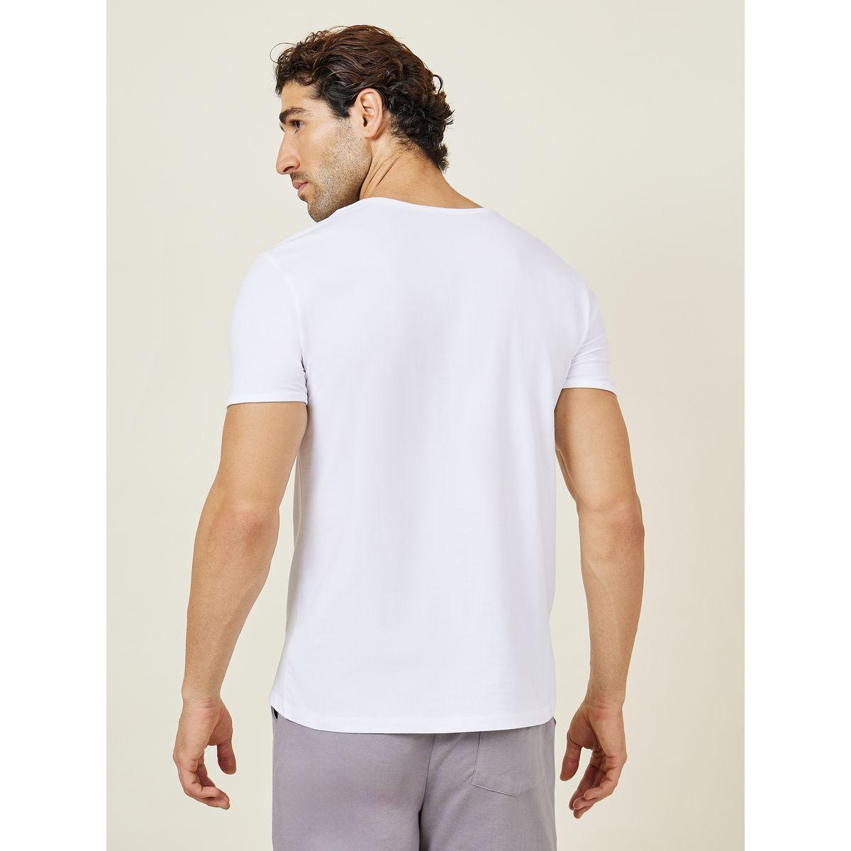 Styli Unwind Pack of 2 - Cotton Stretch V Neck Short Sleeves Vest-men-clothing-tshirtsandpolos-tshirts-image-5