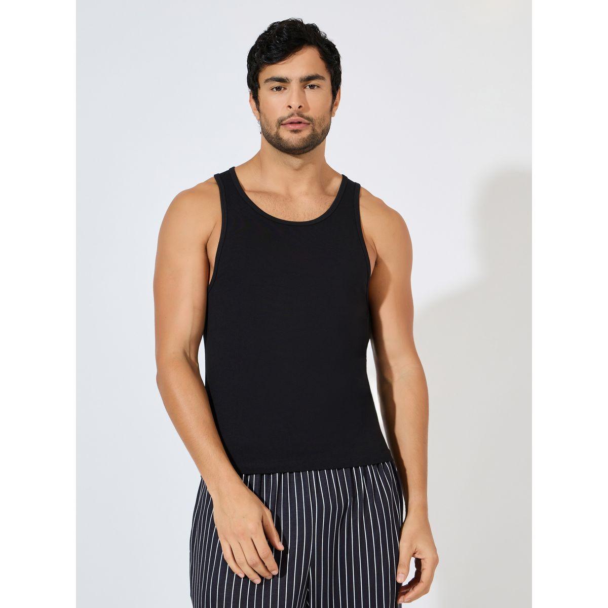 Styli Unwind Pack of 2 - Cotton Stretch Scoop Neck Vest-men-clothing-tshirtsandpolos-tshirts-image-6