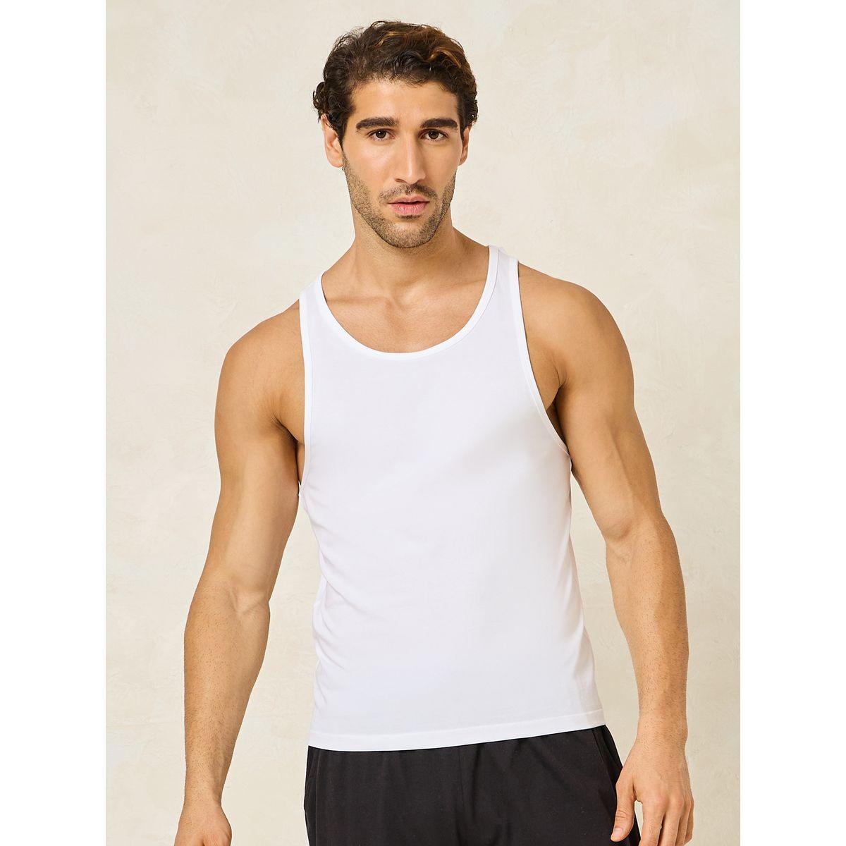 Styli Unwind Pack of 2 - Cotton Stretch Scoop Neck Vest-men-clothing-tshirtsandpolos-tshirts-image-6