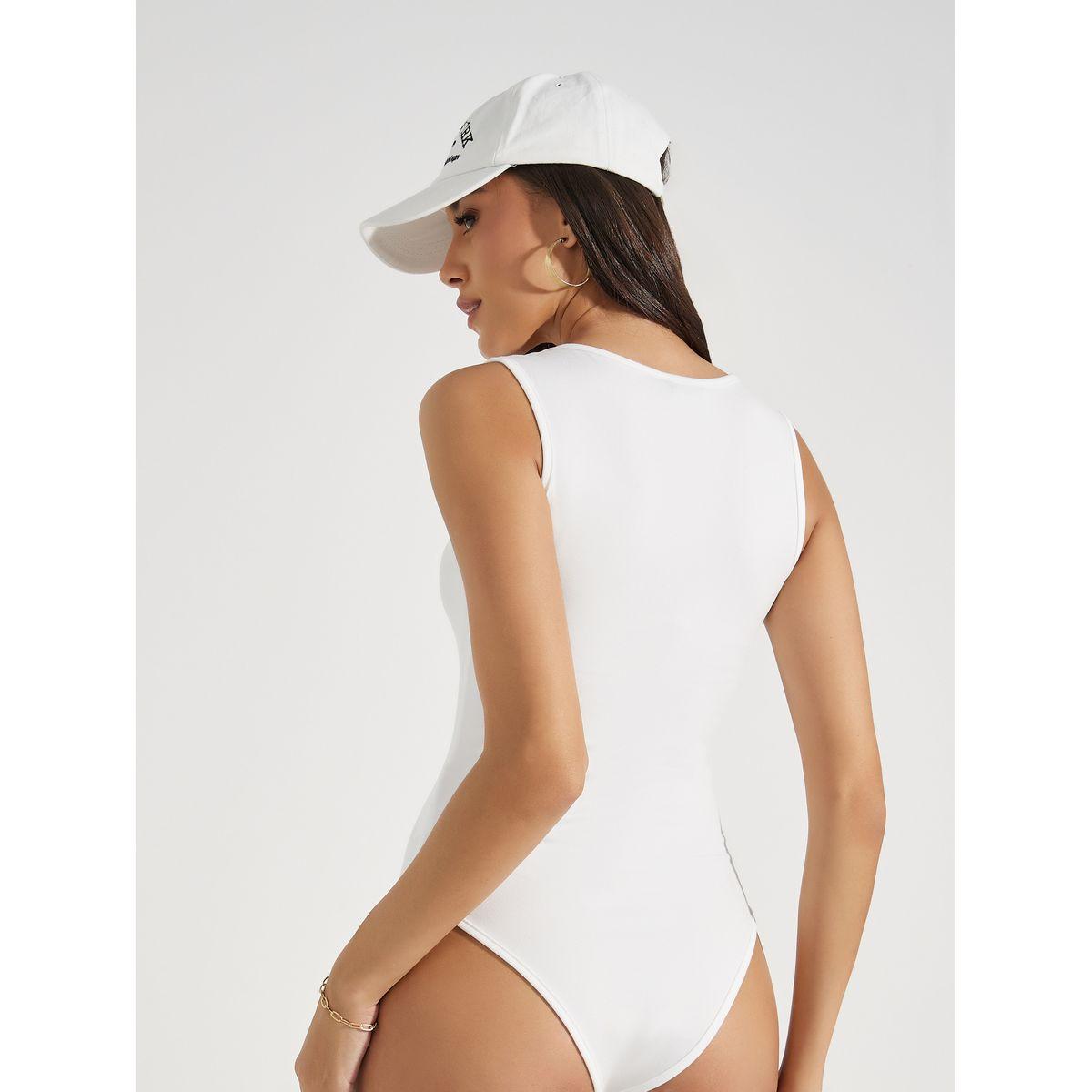 Styli Solid Knit Sleeveless Square Neck Bodysuit-women-clothing-tshirts-image-6