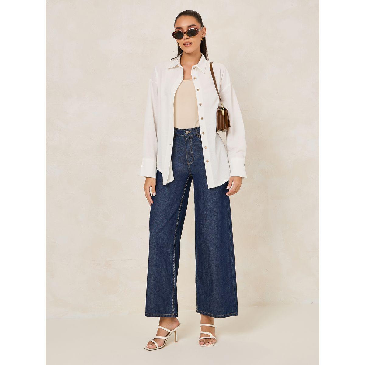Styli Linen Look Oversized Longline Shirt-women-clothing-shirtsandblouses-shirts-image-2