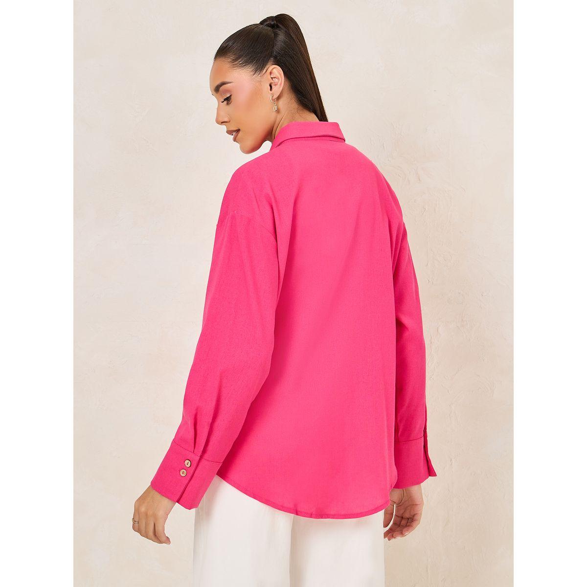 Styli Linen Look Oversized Longline Shirt-women-clothing-shirtsandblouses-shirts-image-5