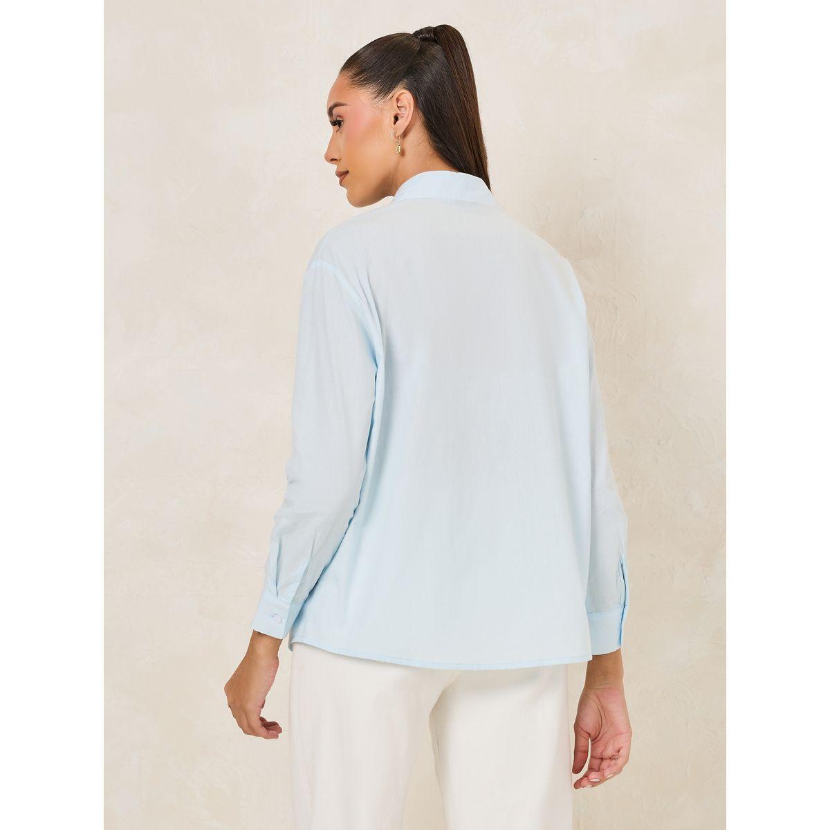 بلوزة اكسفورد فضفاضة مع ازرار غلق-women-clothing-shirtsandblouses-shirts-image-5