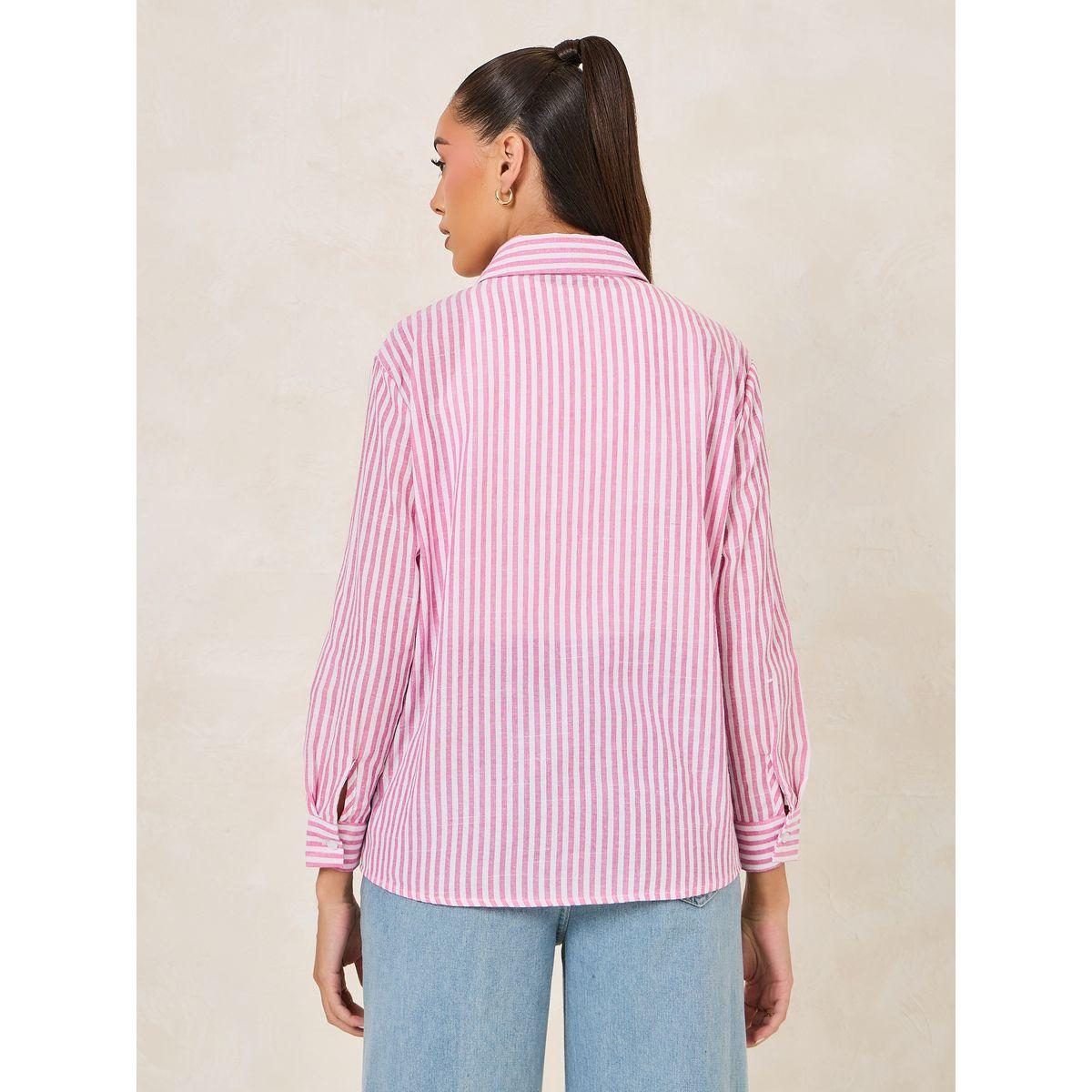 Styli Oversized Striped Longline Shirt-women-clothing-shirtsandblouses-shirts-image-5