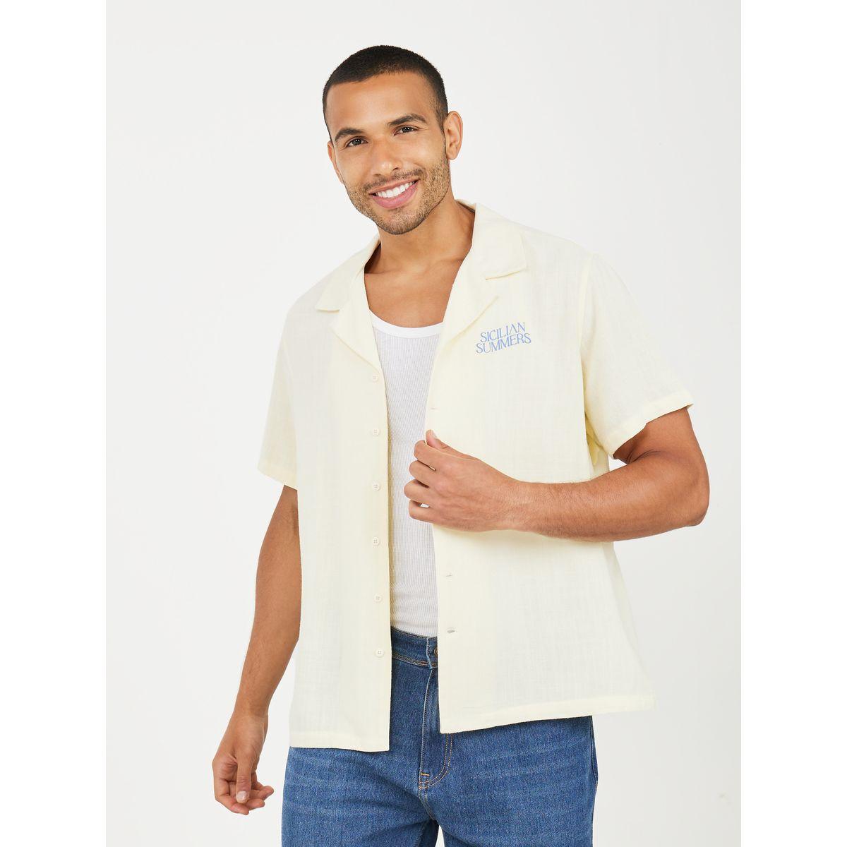 Styli Limited Premium Linen Blend Printed Resort Shirt-men-clothing-shirts-image-2