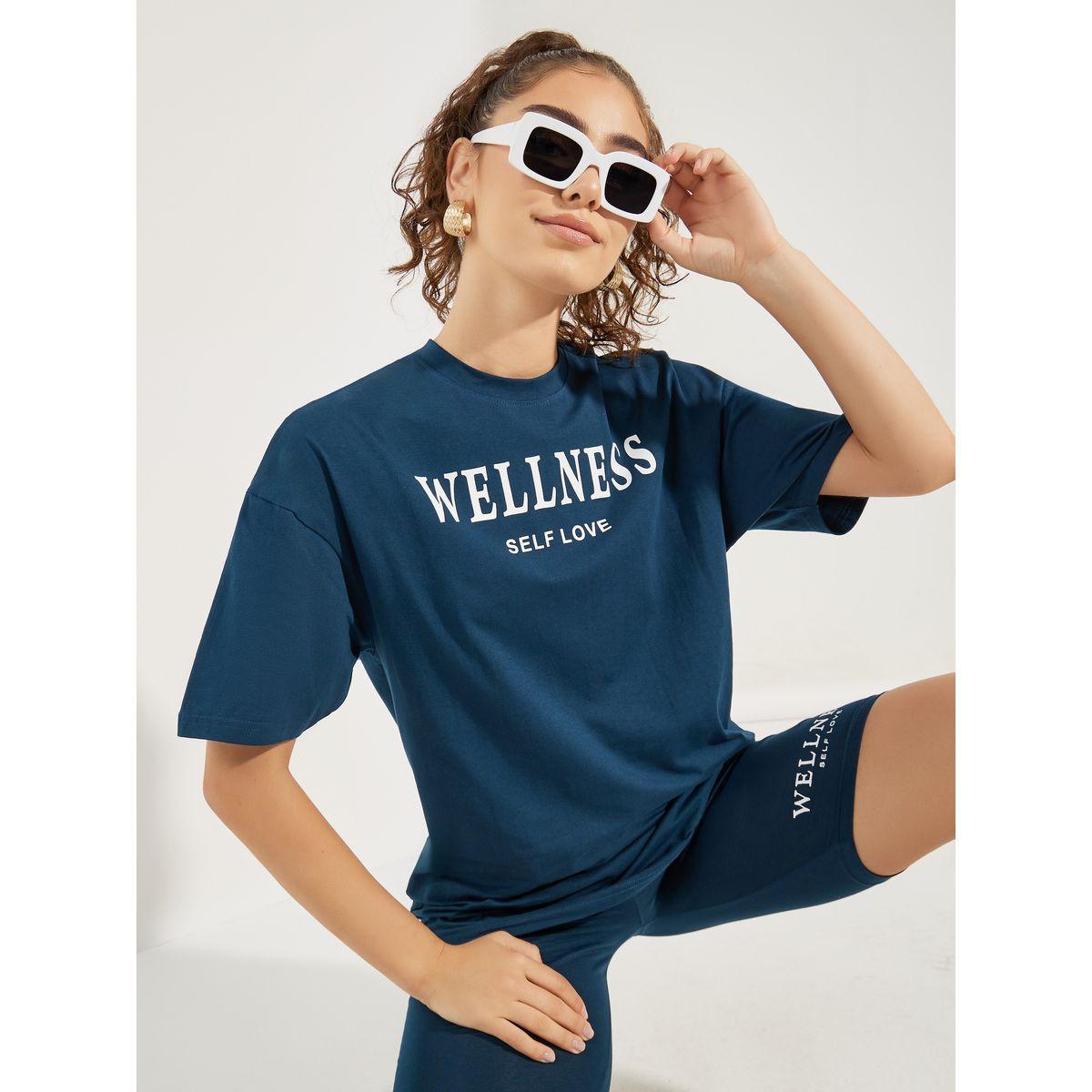 Styli Oversized Slogan Print Round Neck Drop Shoulder T-Shirt-women-clothing-tshirts-image-1