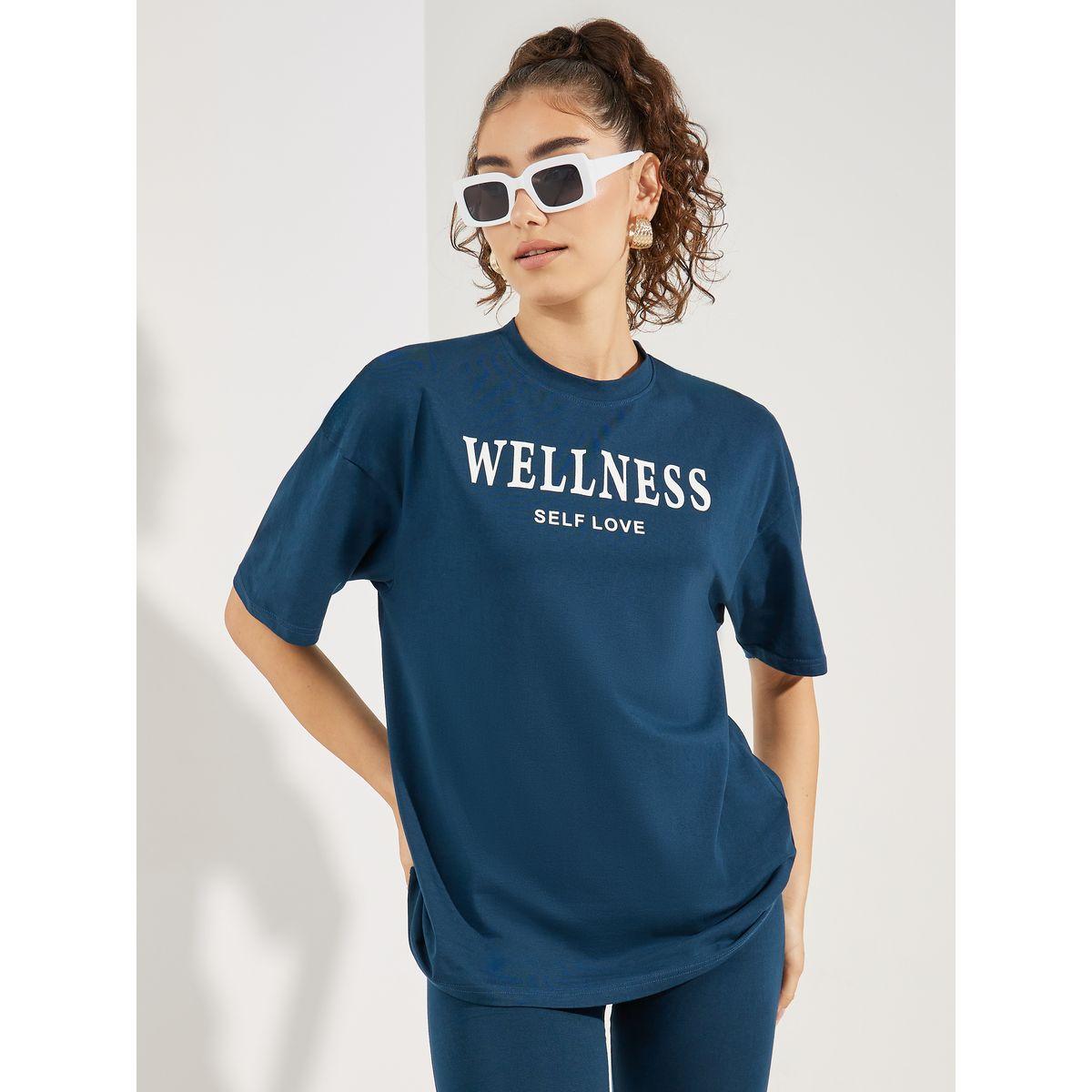 Styli Oversized Slogan Print Round Neck Drop Shoulder T-Shirt-women-clothing-tshirts-image-2
