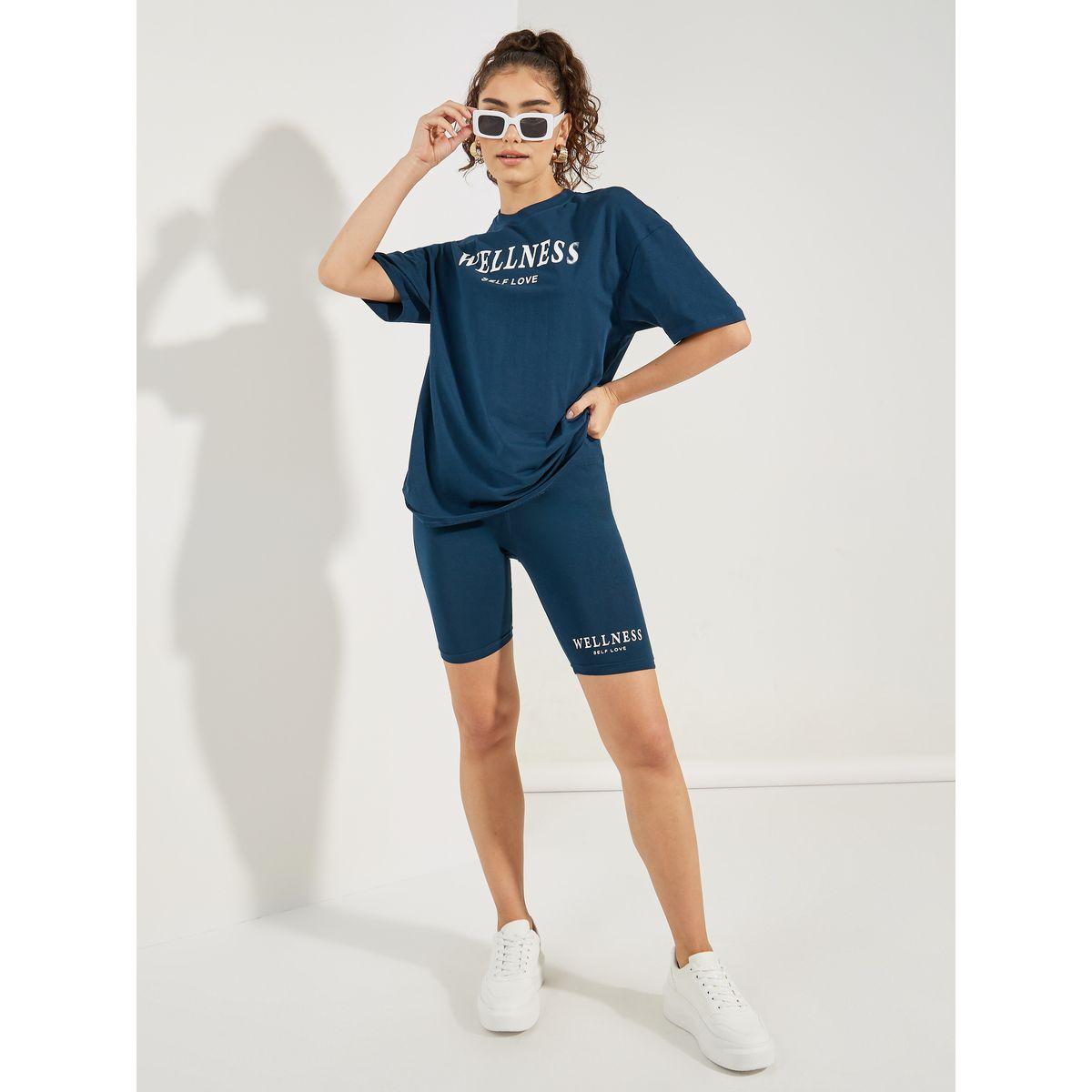 Styli Oversized Slogan Print Round Neck Drop Shoulder T-Shirt-women-clothing-tshirts-image-3