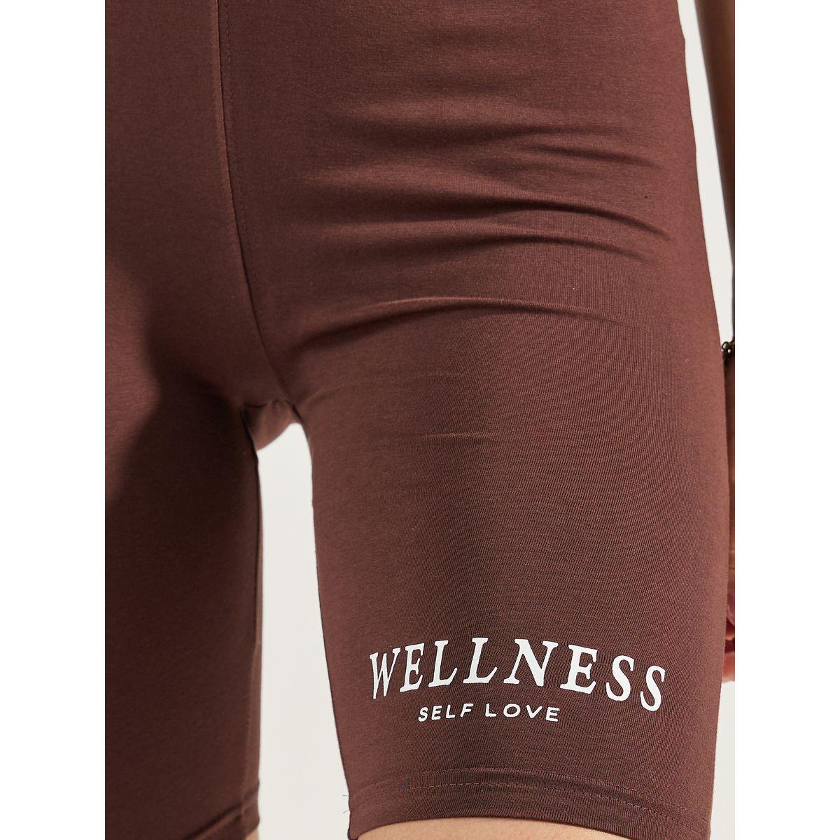 Styli Slogan Print Cycling Shorts-women-clothing-bottoms-shorts-image-3