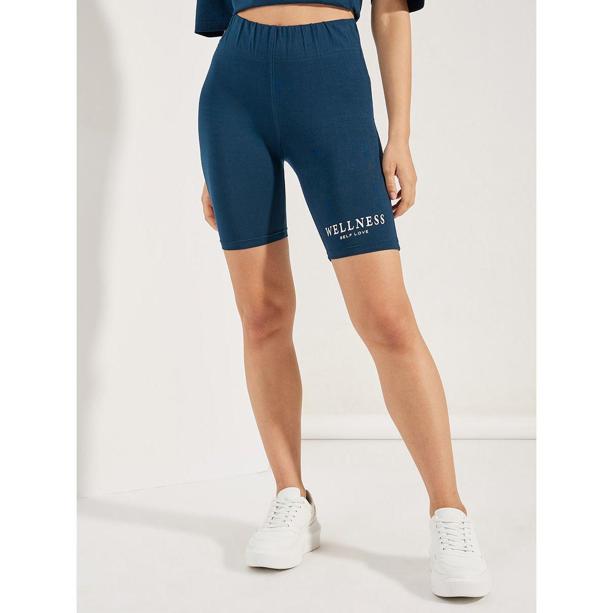 شورت ركوب الدراجات مع تيشيرت فضفاض-women-clothing-bottoms-shorts-image-2