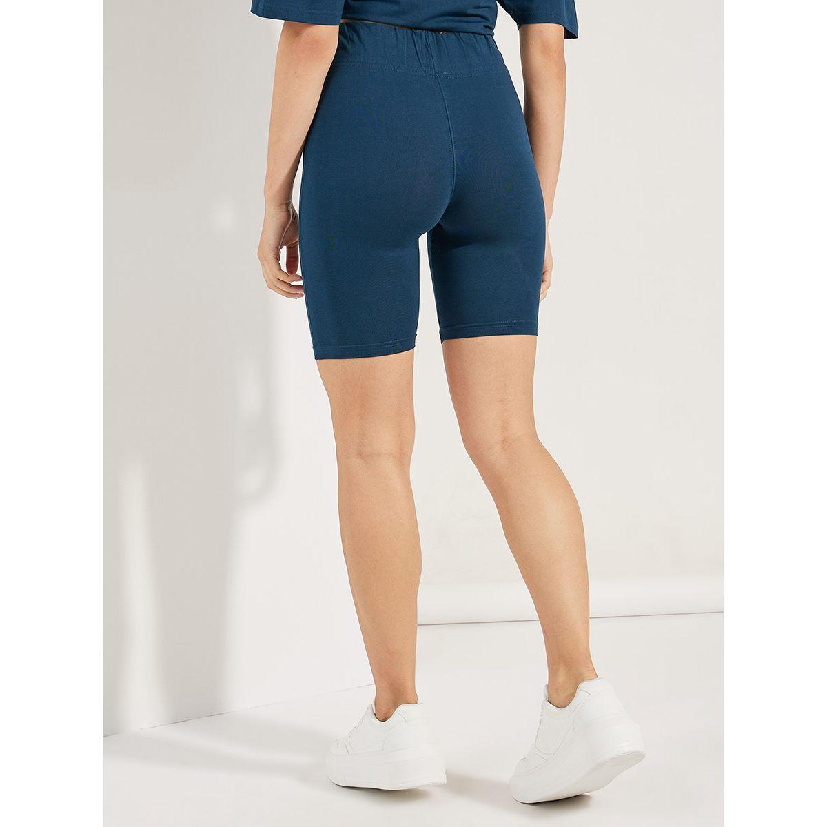 شورت ركوب الدراجات مع تيشيرت فضفاض-women-clothing-bottoms-shorts-image-4