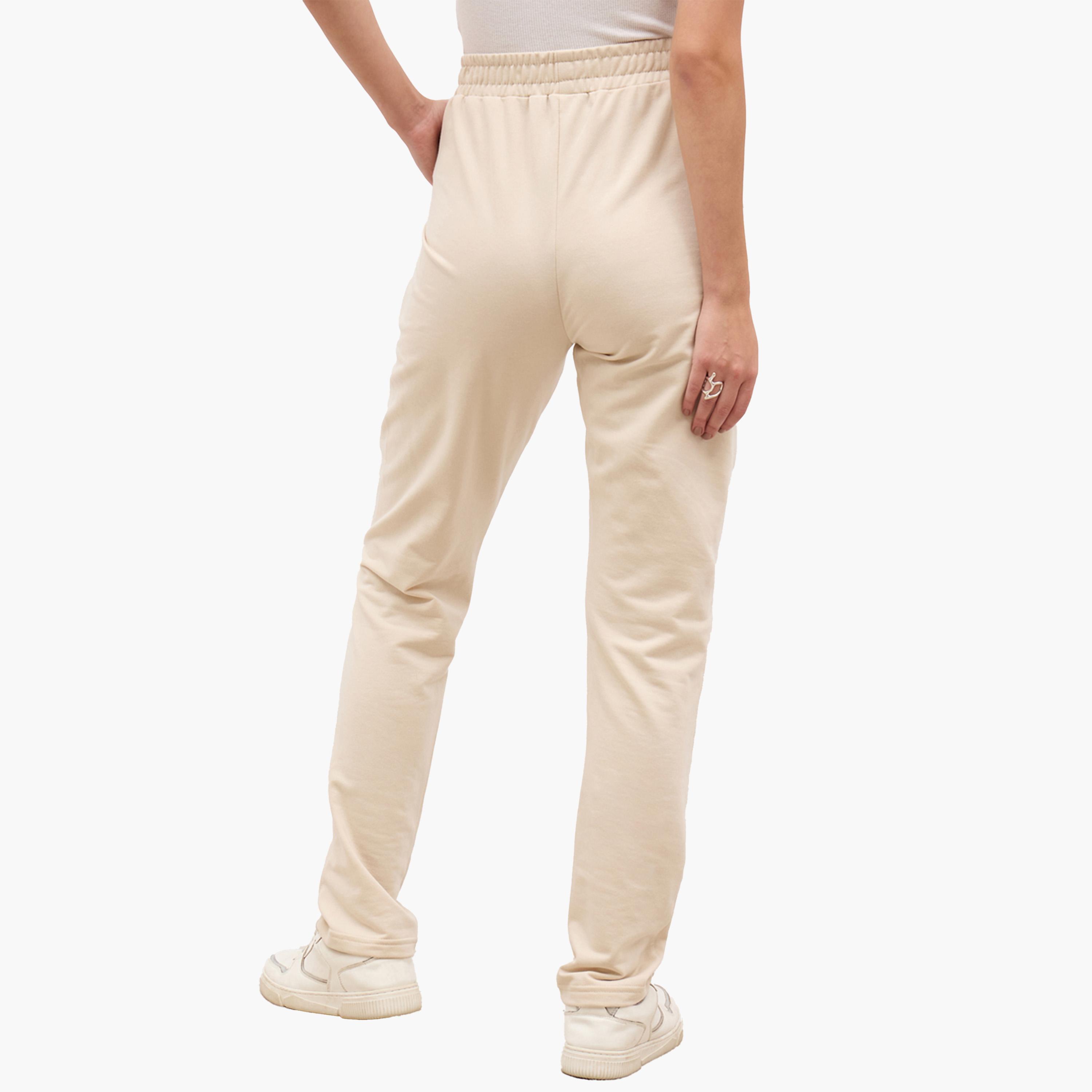 ستايلي- بنطال رياضي عالي الخصر قصّة مستقيمة مع جيوب-women-clothing-bottoms-joggers-image-5