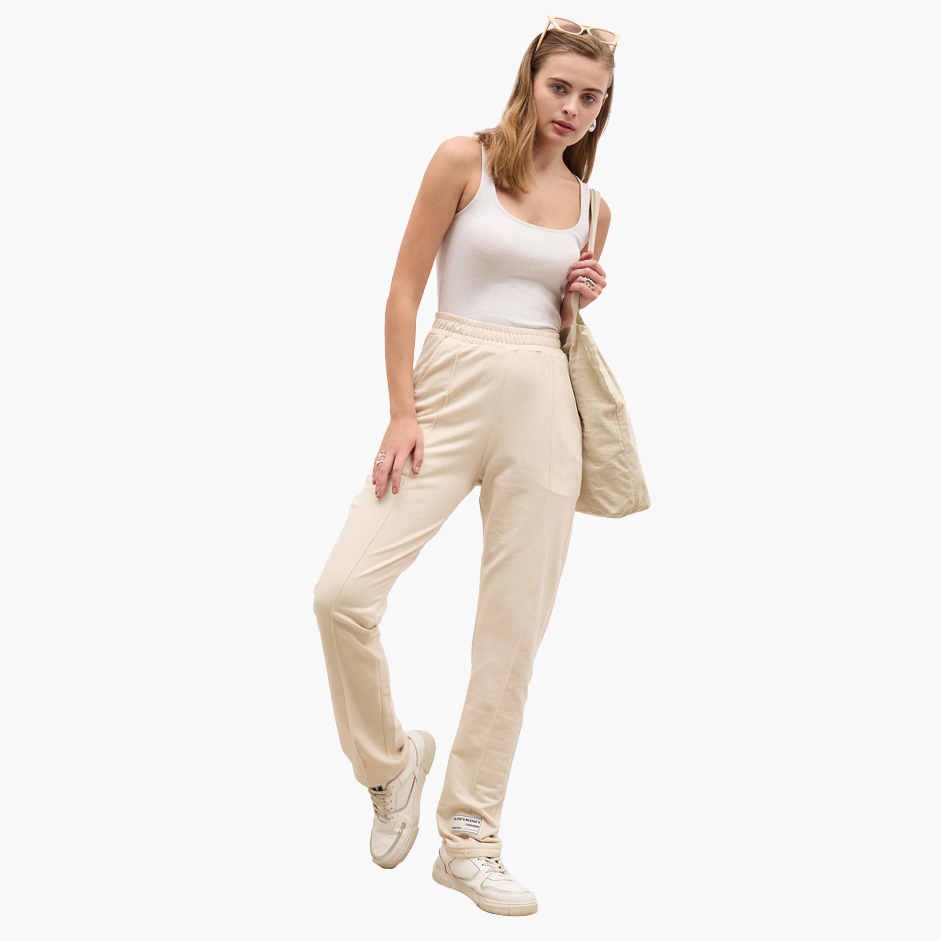 Styli High Rise Straight Fit Joggers with Pockets-women-clothing-bottoms-joggers-image-6