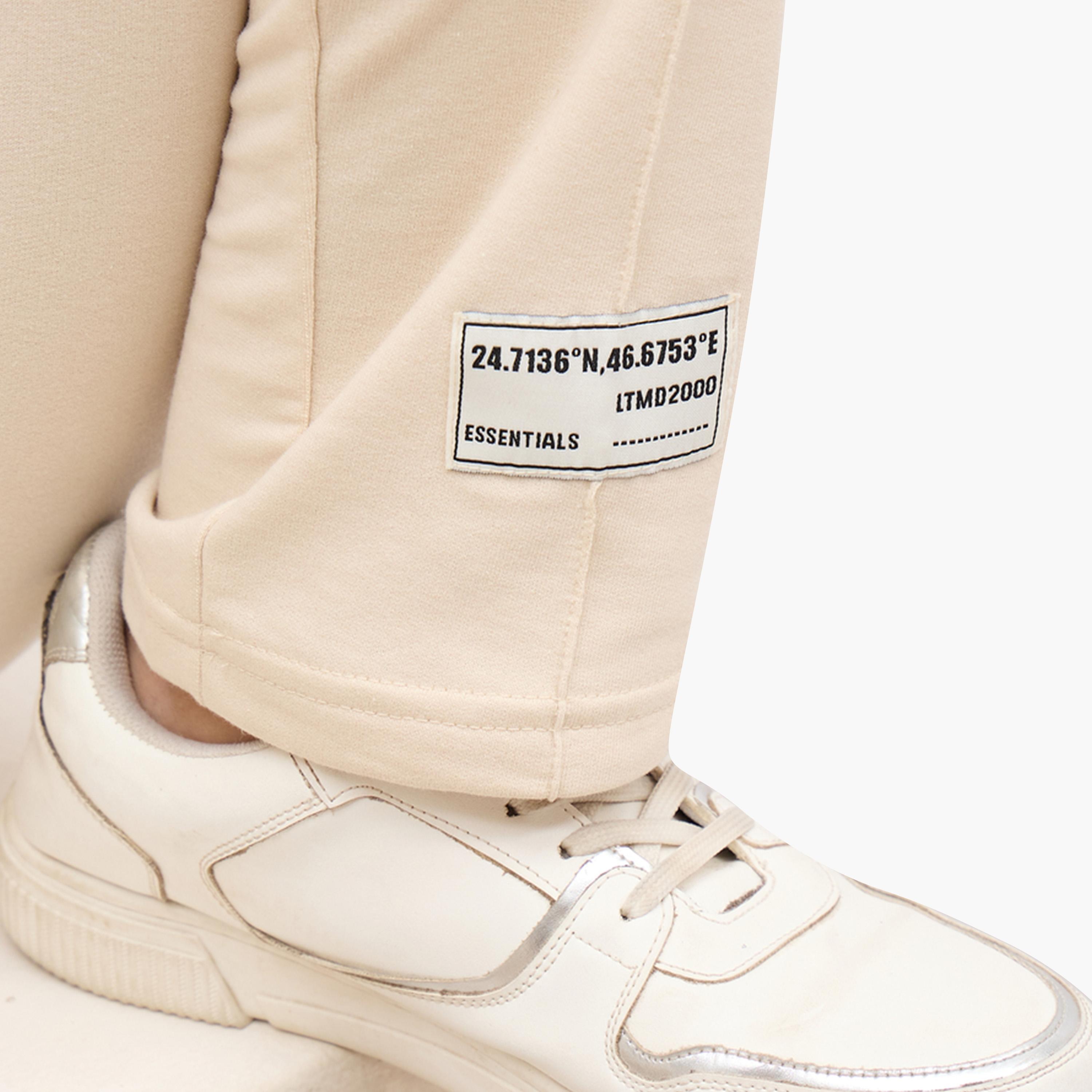 ستايلي- بنطال رياضي عالي الخصر قصّة مستقيمة مع جيوب-women-clothing-bottoms-joggers-image-7