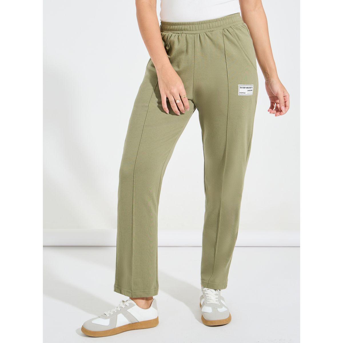 Styli Elevate High Waisted Straight Leg Jogger with Badge Detail-women-clothing-bottoms-joggers-image-2