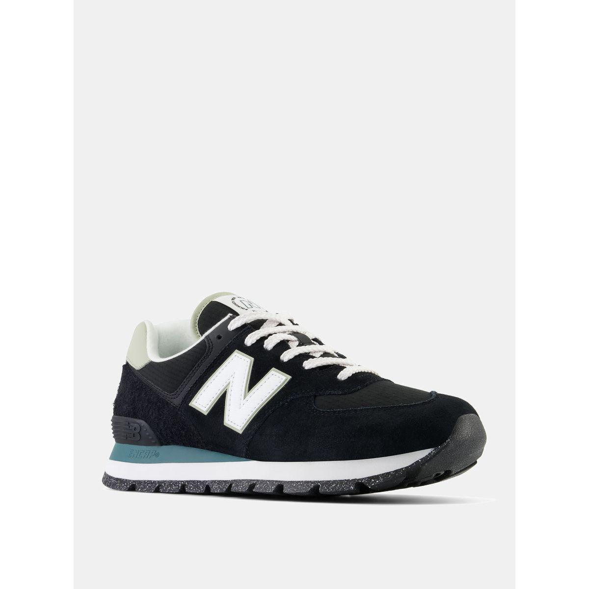 New Balance 574 Suede Lace Up Sneakers-men-shoes-sneakers-image-2