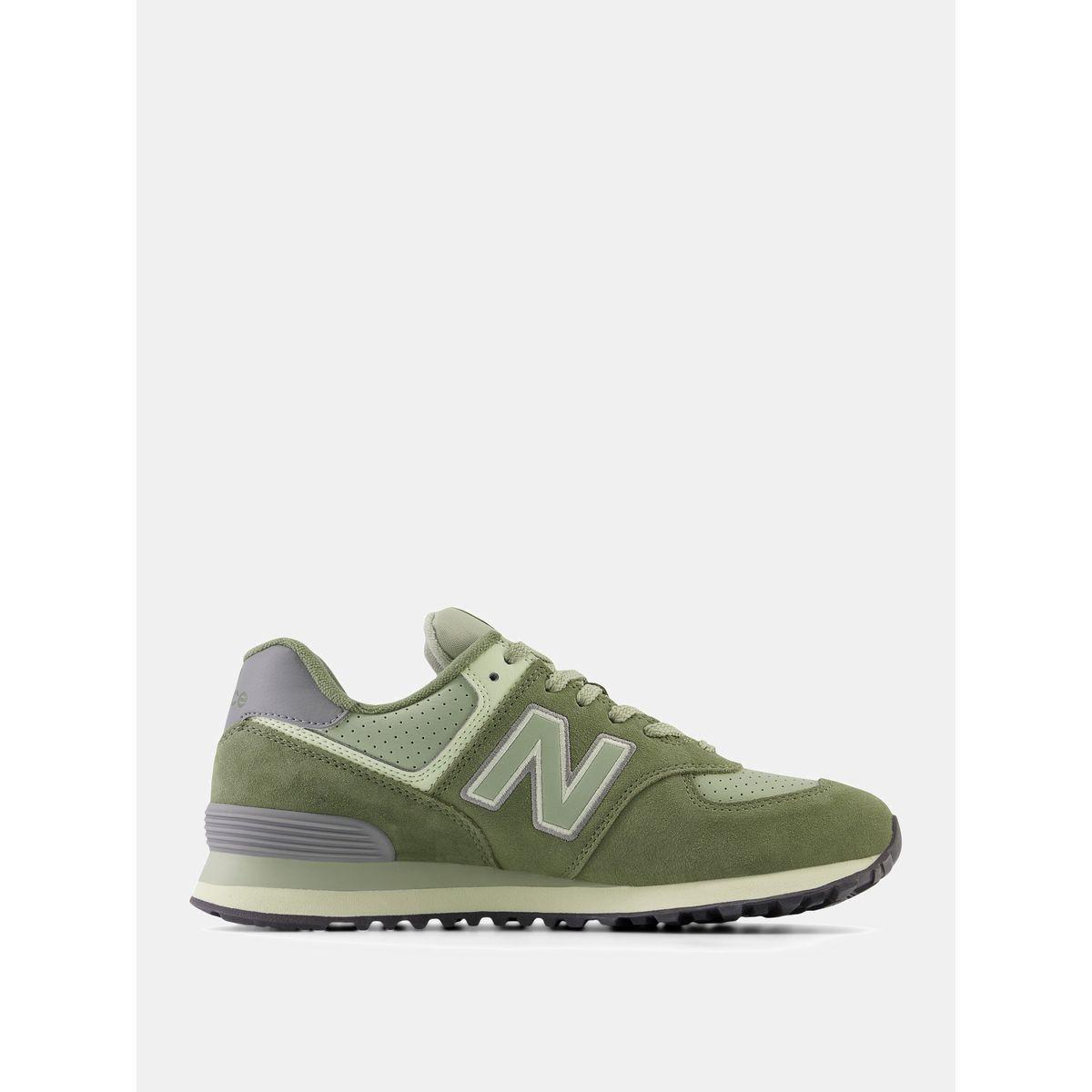 New Balance 574 Suede Lace Up Sneakers-men-shoes-sneakers-image-1