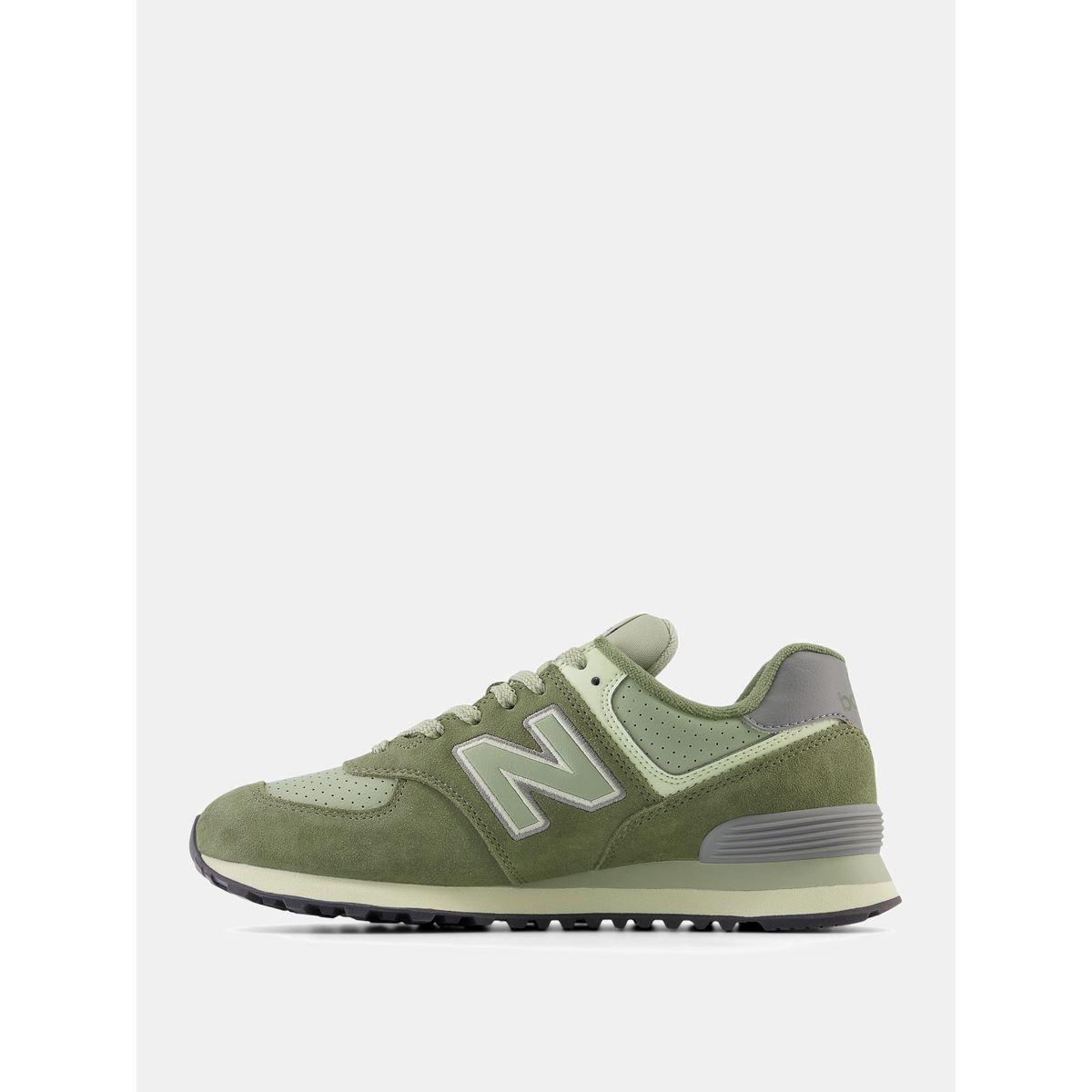 New Balance 574 Suede Lace Up Sneakers-men-shoes-sneakers-image-3