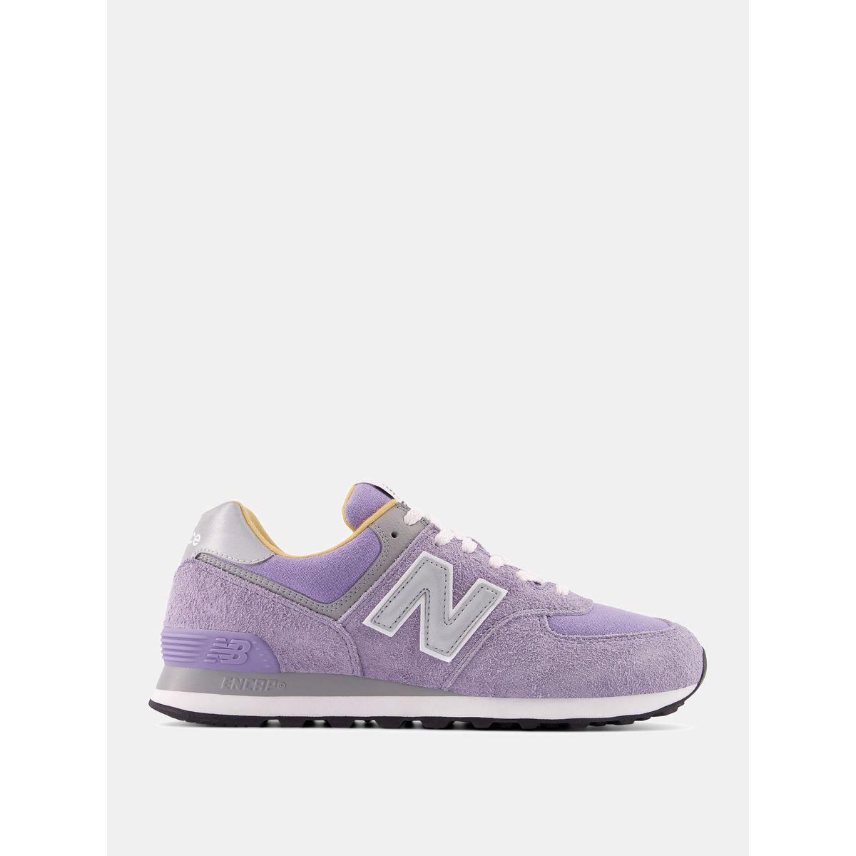 New Balance 574 Contrast Logo Lace Up Sneakers-men-shoes-sneakers-image-1