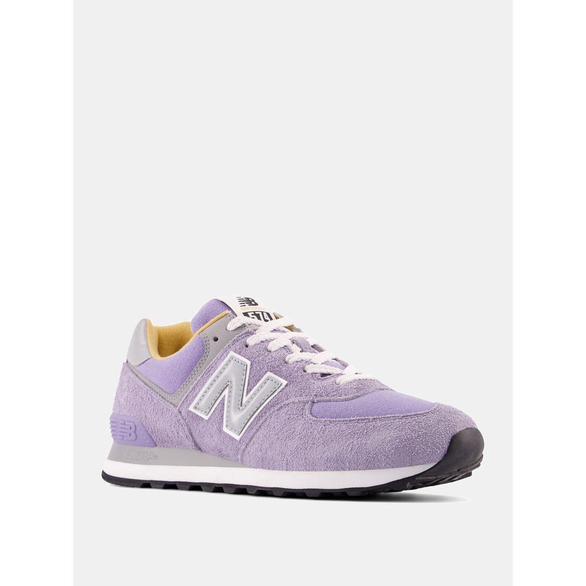 New Balance 574 Contrast Logo Lace Up Sneakers-men-shoes-sneakers-image-2