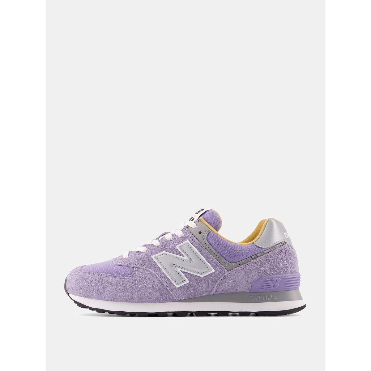 New Balance 574 Contrast Logo Lace Up Sneakers-men-shoes-sneakers-image-3
