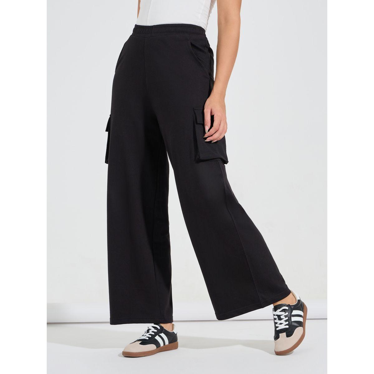 Styli Elevate High Waisted Wide Leg Cargo Joggers-women-clothing-bottoms-joggers-image-2