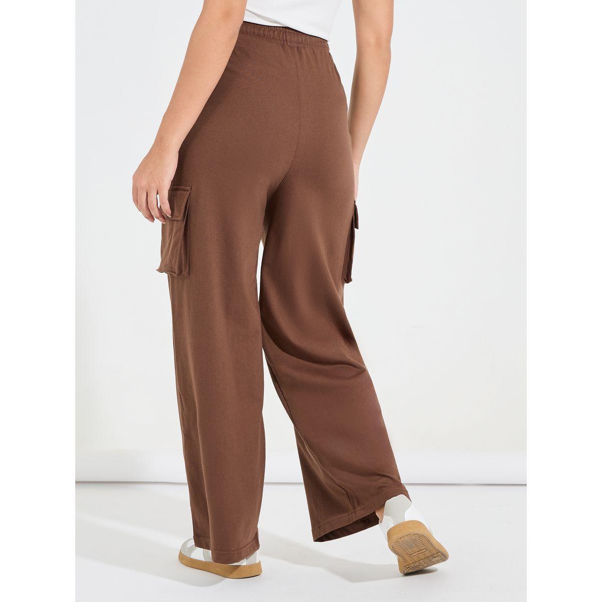 Styli Elevate High Waisted Wide Leg Cargo Joggers-women-clothing-bottoms-joggers-image-4