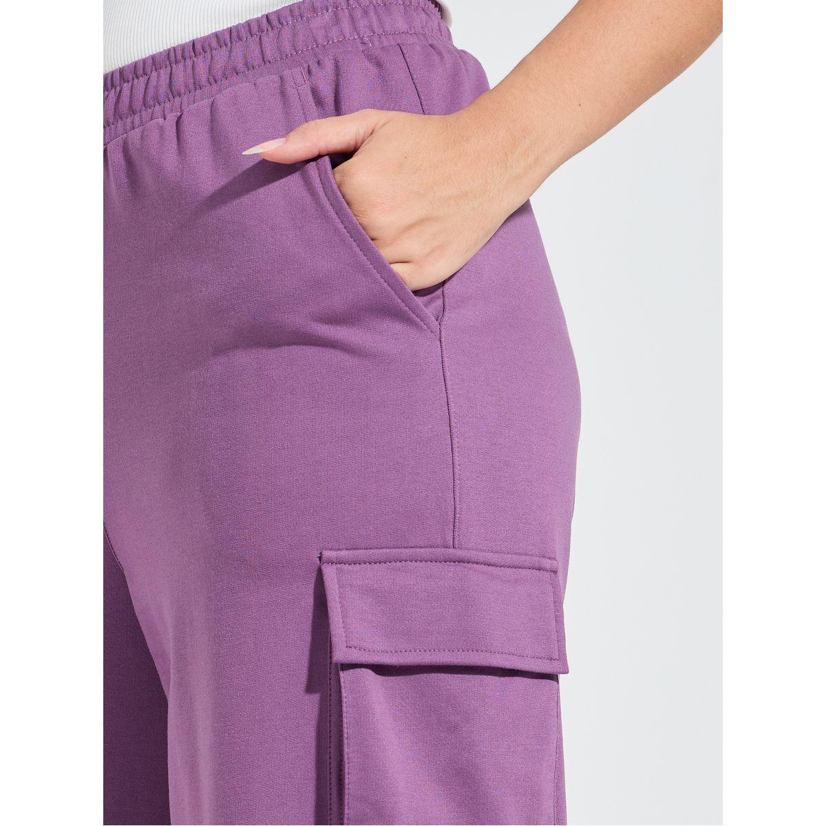 Styli Elevate High Waisted Wide Leg Cargo Joggers-women-clothing-bottoms-joggers-image-3