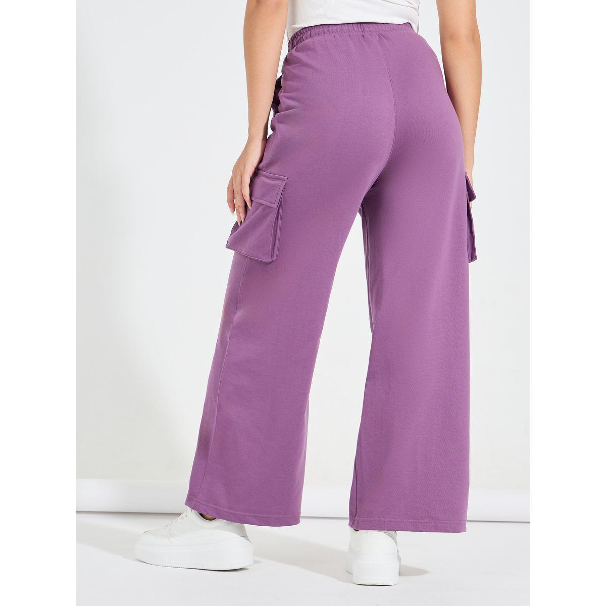Styli Elevate High Waisted Wide Leg Cargo Joggers-women-clothing-bottoms-joggers-image-4