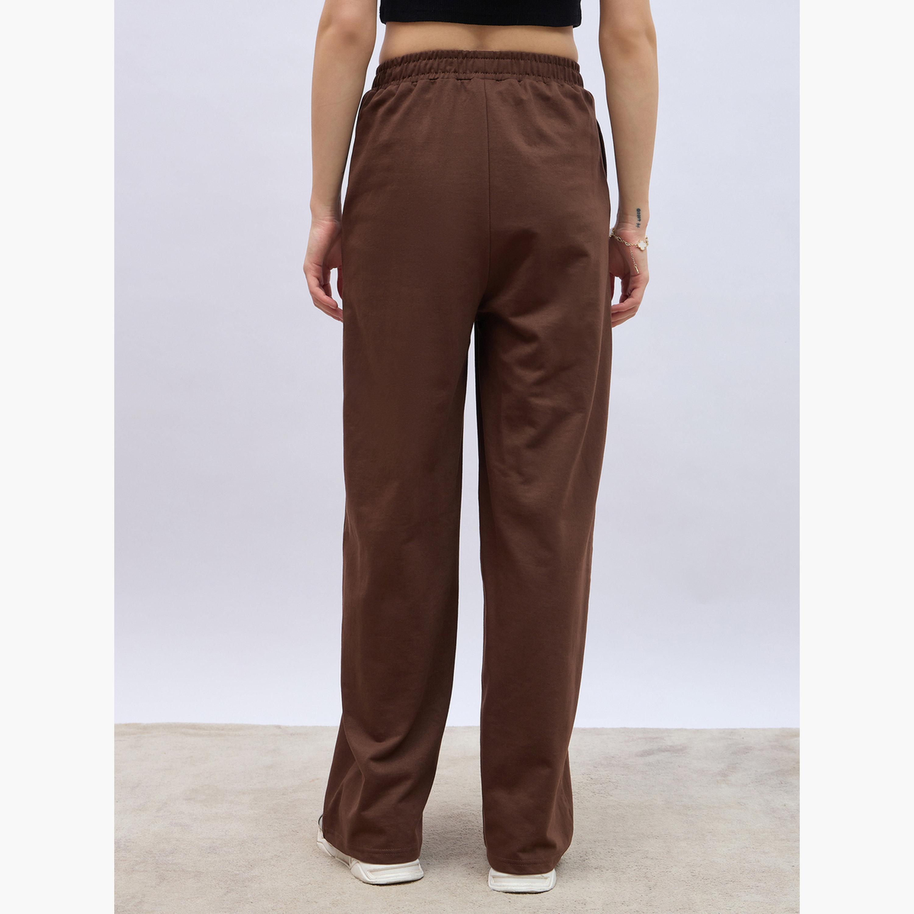 جوغر بأرجل واسعة وتفاصيل شارة-women-clothing-bottoms-joggers-image-5