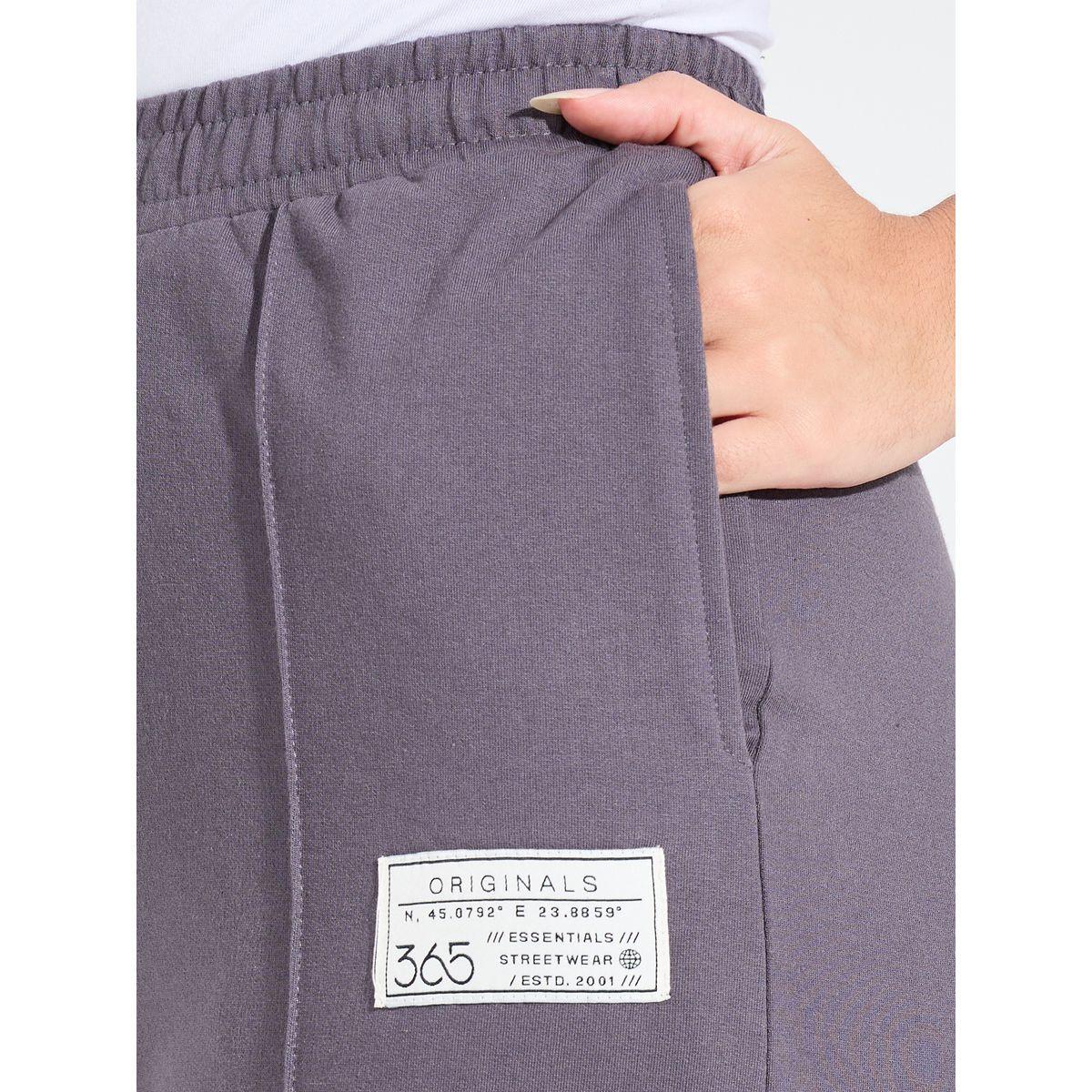 جوغر بارجل واسعة وحزوز مع خصر عالي-women-clothing-bottoms-joggers-image-4
