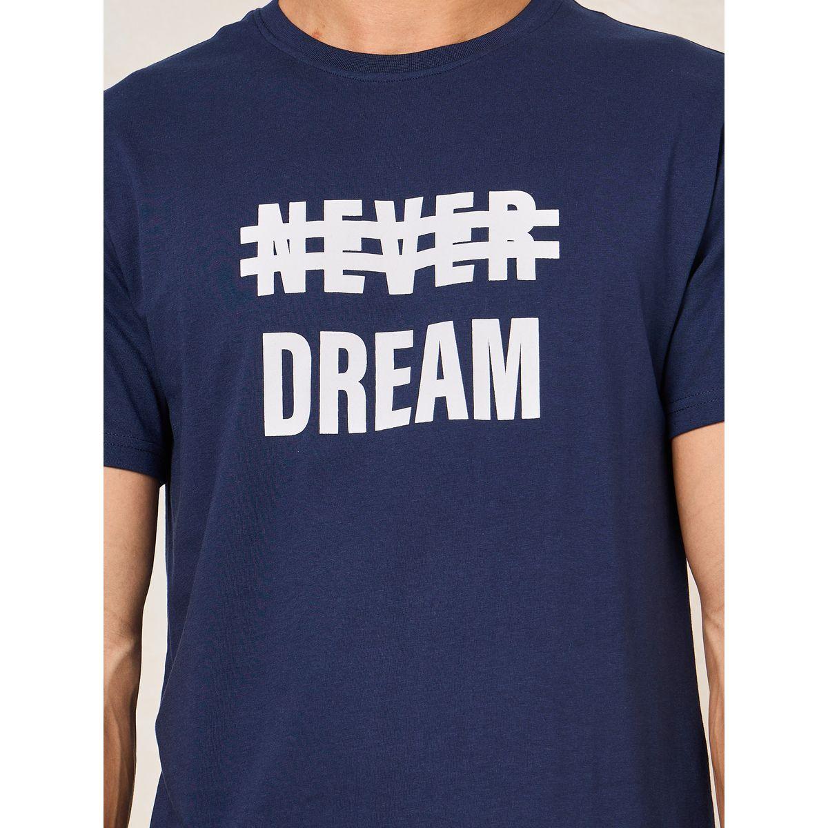 Styli Unwind Dream Slogan Print T-Shirt & Shorts Set-men-clothing-nightwear-sets-image-3