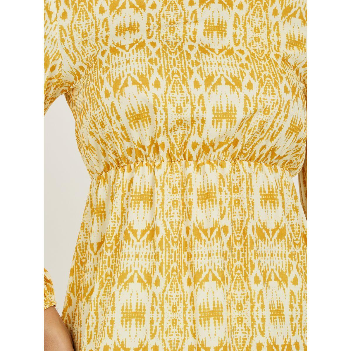 Styli Round Neck All Over Print A-Line Midi Dress-women-clothing-dresses-image-4