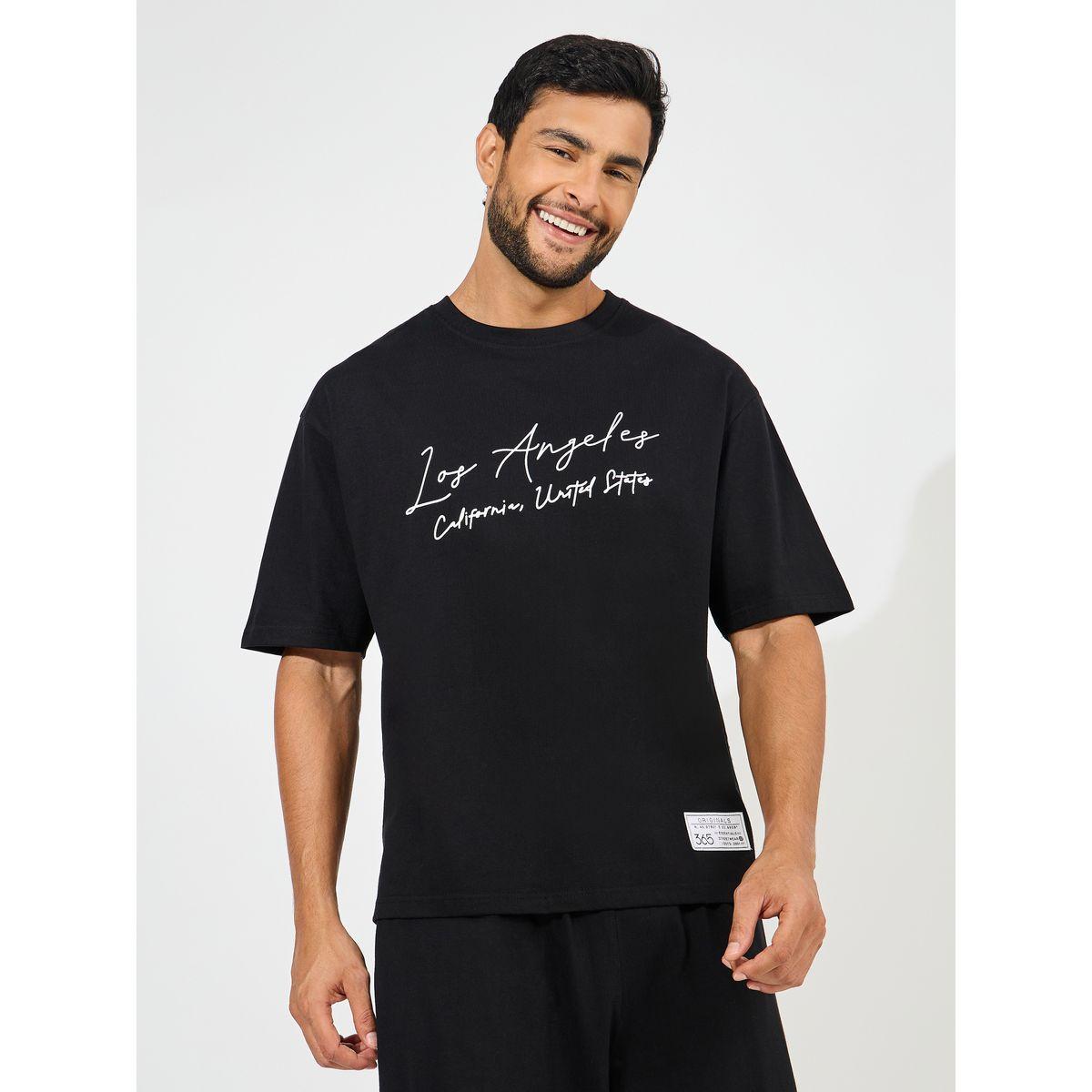 شورت مزين بشارة مع تيشيرت جيرسيه بطبعة على الصدر-men-clothing-coordsets-image-2