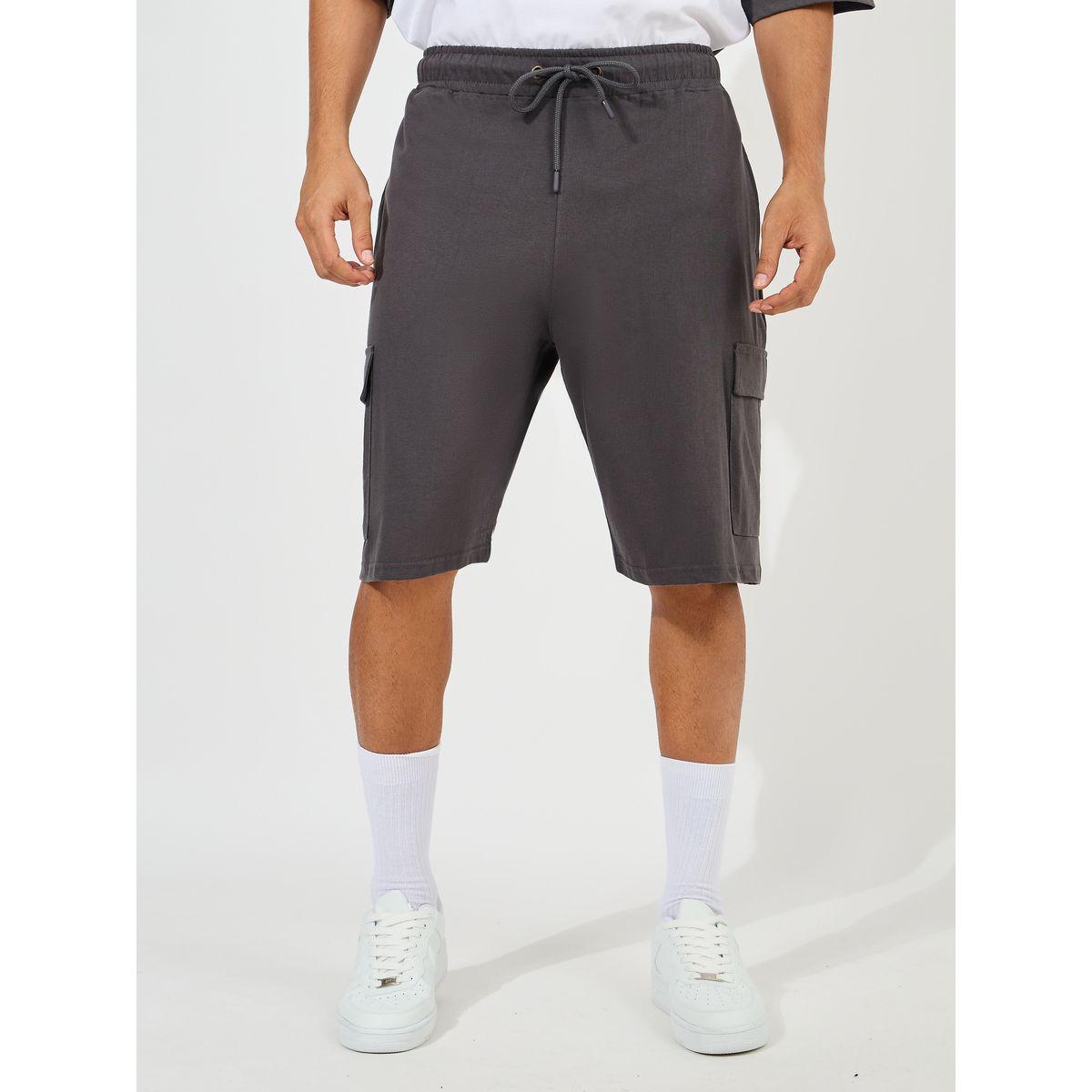 شورت كارجو مع تيشيرت جيرسيه بنمط كتل الالوان-men-clothing-coordsets-image-5