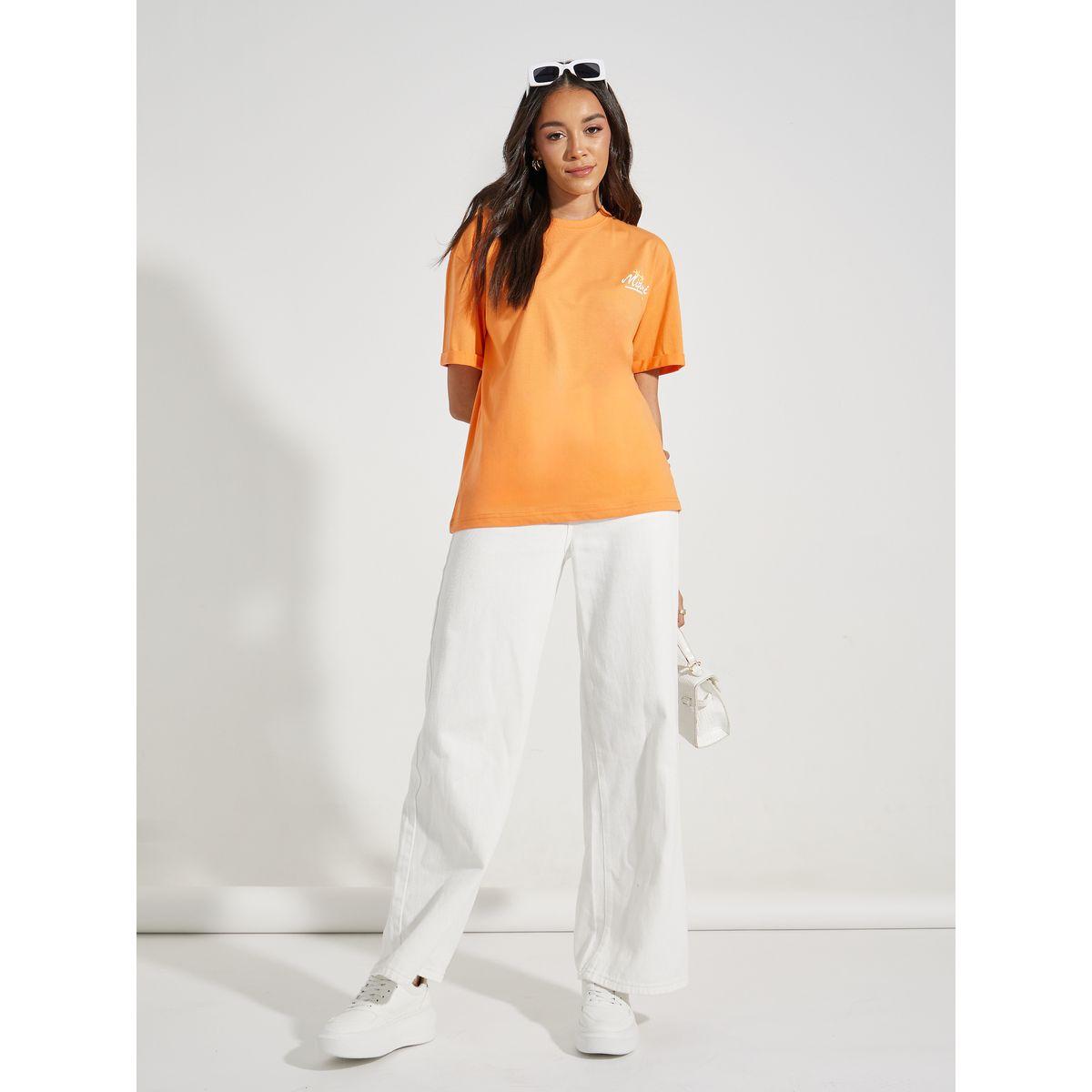 Styli Oversized Miami Print Turn-Up Sleeves T-Shirt-women-clothing-tshirts-image-3
