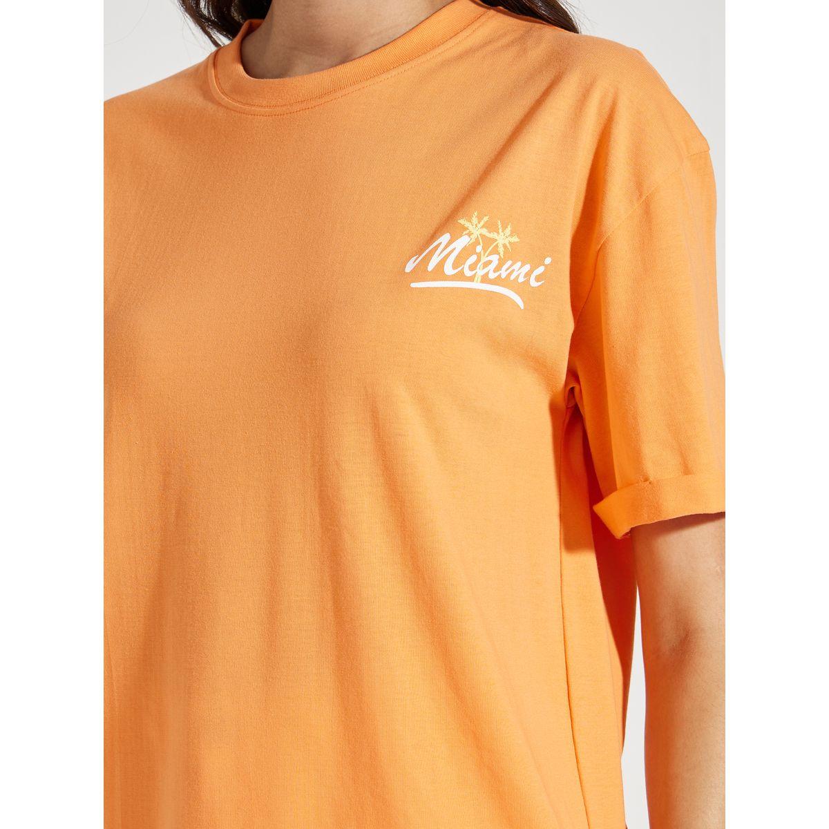 Styli Oversized Miami Print Turn-Up Sleeves T-Shirt-women-clothing-tshirts-image-4