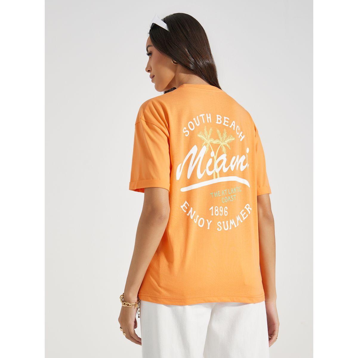 Styli Oversized Miami Print Turn-Up Sleeves T-Shirt-women-clothing-tshirts-image-5
